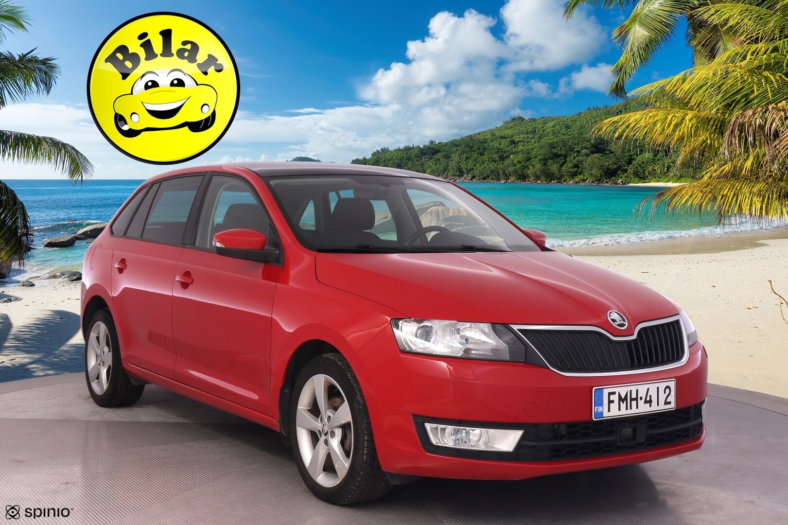 Skoda Rapid 2017 Spaceback 1,2 TSI 90 Style DSG Autom. - | Panorama | Keyless Go | Vetokoukku | Xenon | Vakkari | Lohko+sis.p | Front assist | Apple&Android auto |  P.tutkat |