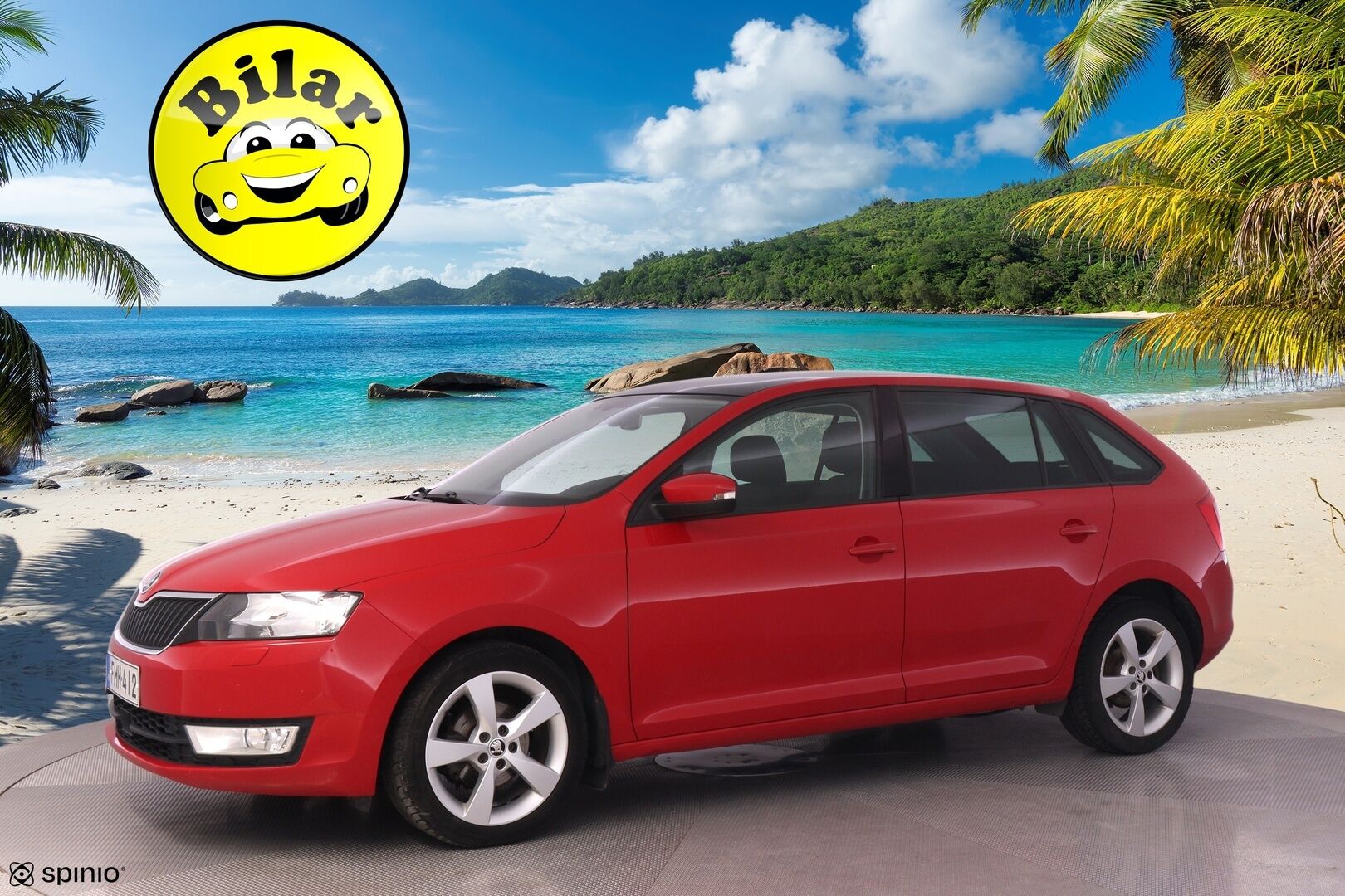 Skoda Rapid 2017 Spaceback 1,2 TSI 90 Style DSG Autom. - | Panorama | Keyless Go | Vetokoukku | Xenon | Vakkari | Lohko+sis.p | Front assist | Apple&Android auto |  P.tutkat |