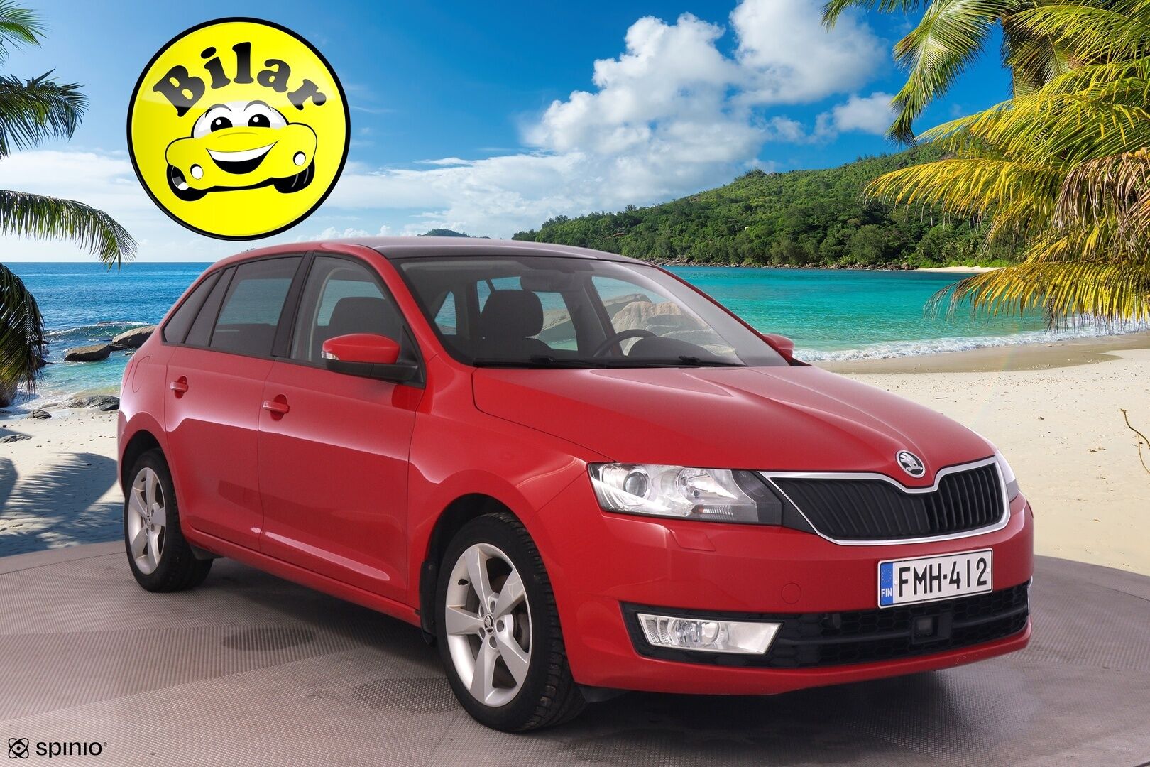 Skoda Rapid 2017 Spaceback 1,2 TSI 90 Style DSG Autom. - | Panorama | Keyless Go | Vetokoukku | Xenon | Vakkari | Lohko+sis.p | Front assist | Apple&Android auto |  P.tutkat |