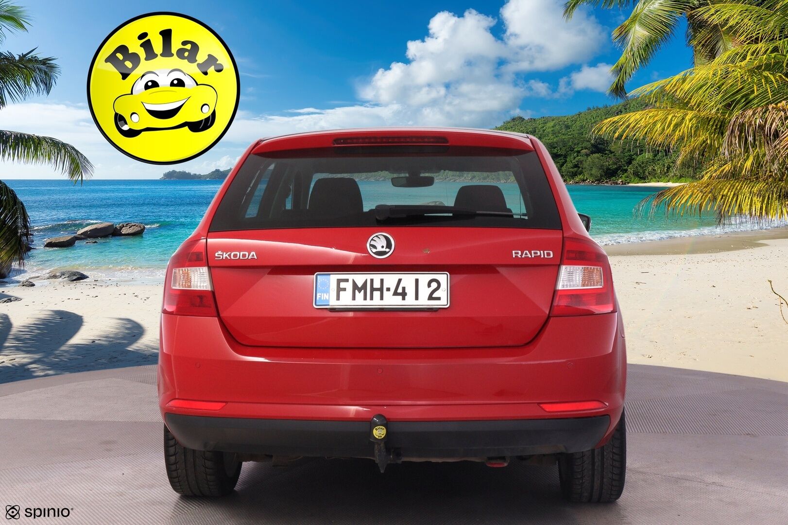 Skoda Rapid 2017 Spaceback 1,2 TSI 90 Style DSG Autom. - | Panorama | Keyless Go | Vetokoukku | Xenon | Vakkari | Lohko+sis.p | Front assist | Apple&Android auto |  P.tutkat |