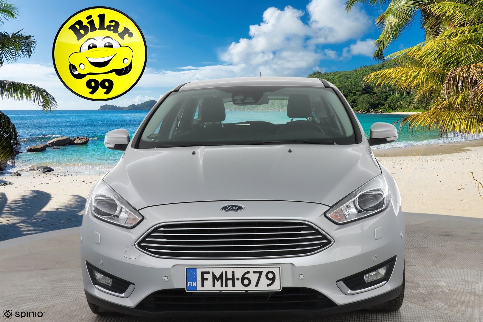 Ford Focus 2016 1,0 EcoBoost 125 hv Start/Stop A6 Titanium Wagon / Tutkat / Vakkari / BLIS / Bluetooth - 2x vanteet / Erittäin hyväkuntoiset renkaat / Suomi-auto
