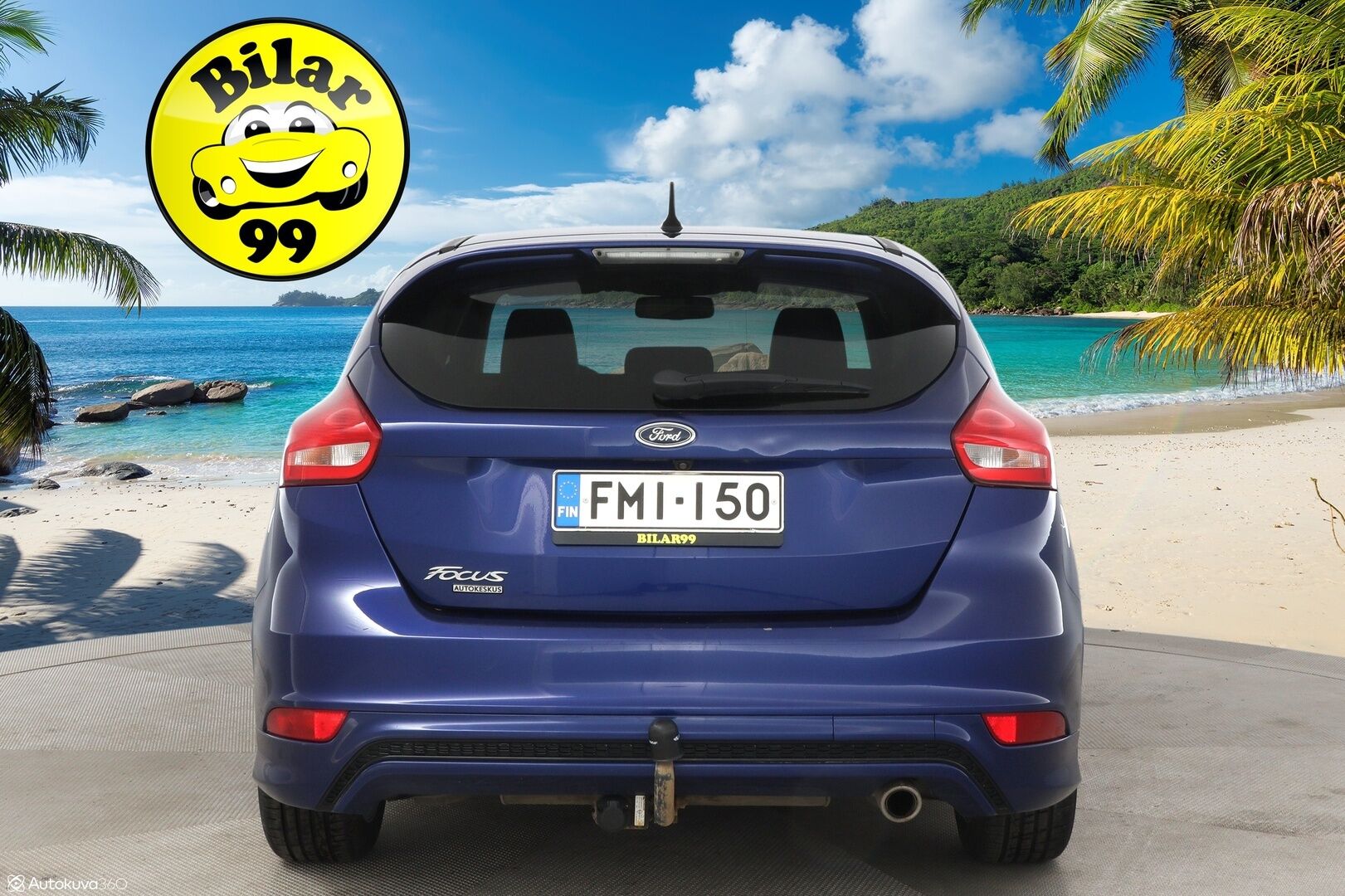 Ford Focus 2016 2,0 TDCi 150 hv PowerShift A6 Titanium** Kamera / Adapt. Vakkari / Koukku / Puolinahat** - Juuri huollettu! Kahdet renkaat! Sähköpenkit!