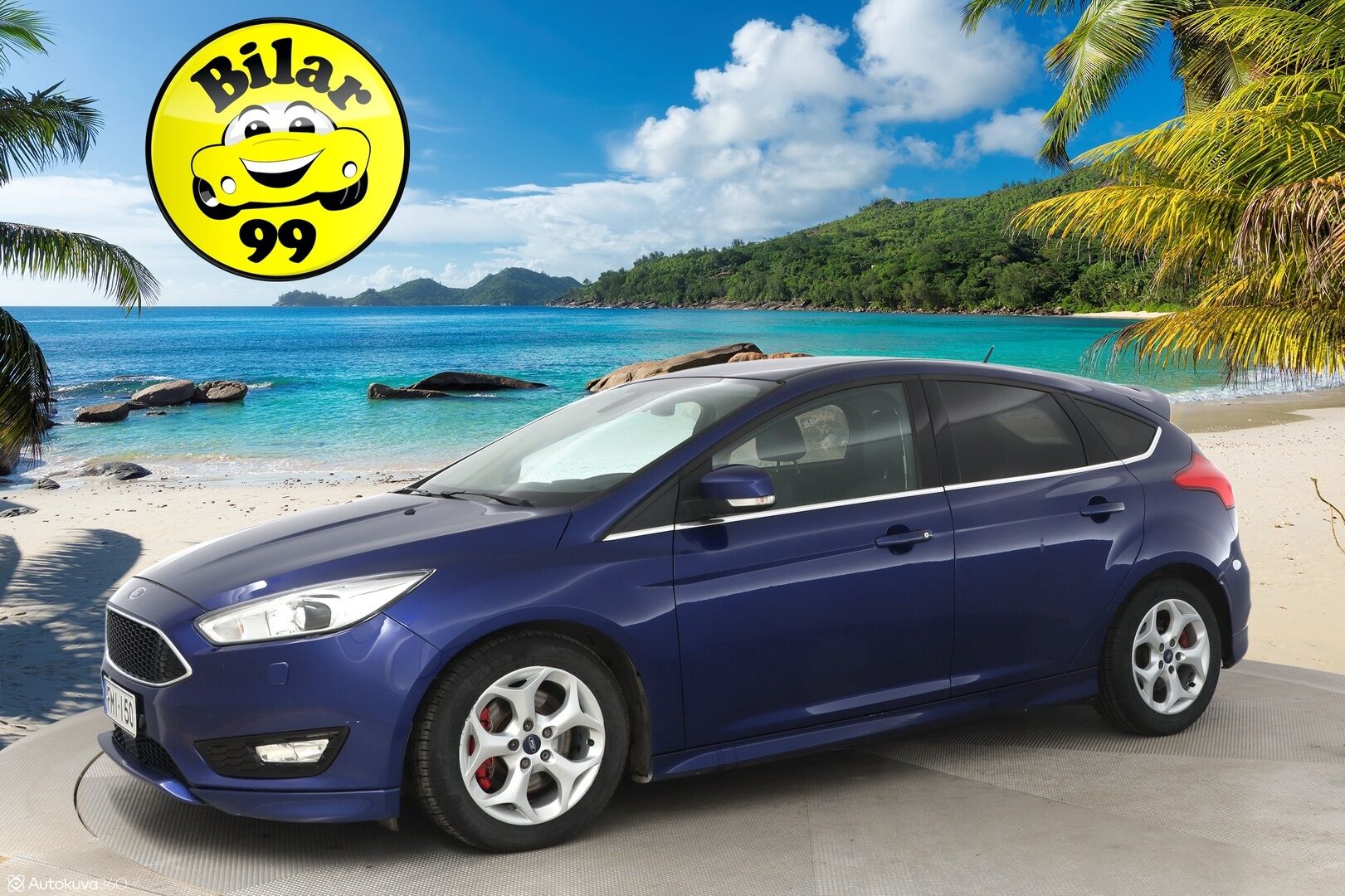 Ford Focus 2016 2,0 TDCi 150 hv PowerShift A6 Titanium** Kamera / Adapt. Vakkari / Koukku / Puolinahat** - Juuri huollettu! Kahdet renkaat! Sähköpenkit!