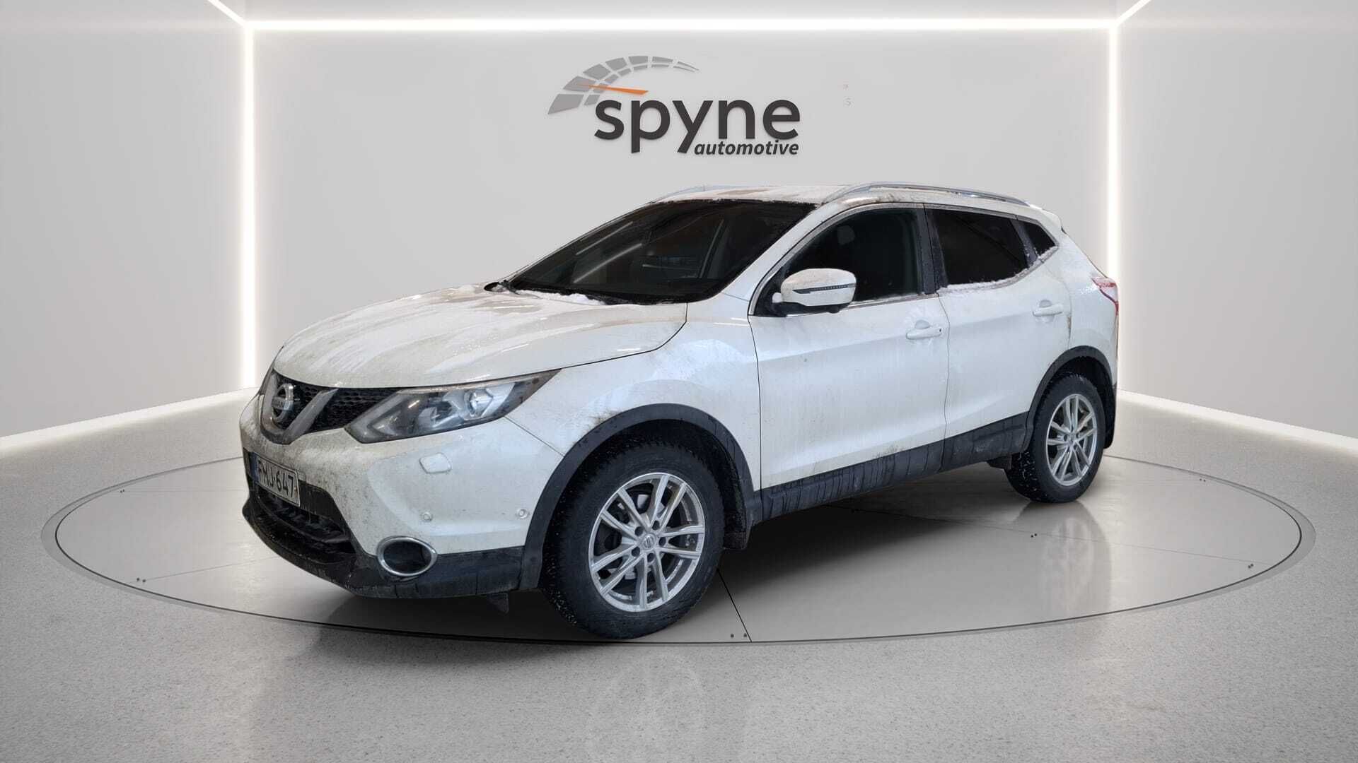 Nissan Qashqai 2017 DIG-T 115 Business 360 2WD 6M/T 17" Leather * Vakkari / 360Kamera / Lohko / Nahat * - Suomi-auto / Kahdet Renkaat / Jakoketju vaihdettu! - HULLU BLACKWEEK KORKOTARJOUS 2,49%