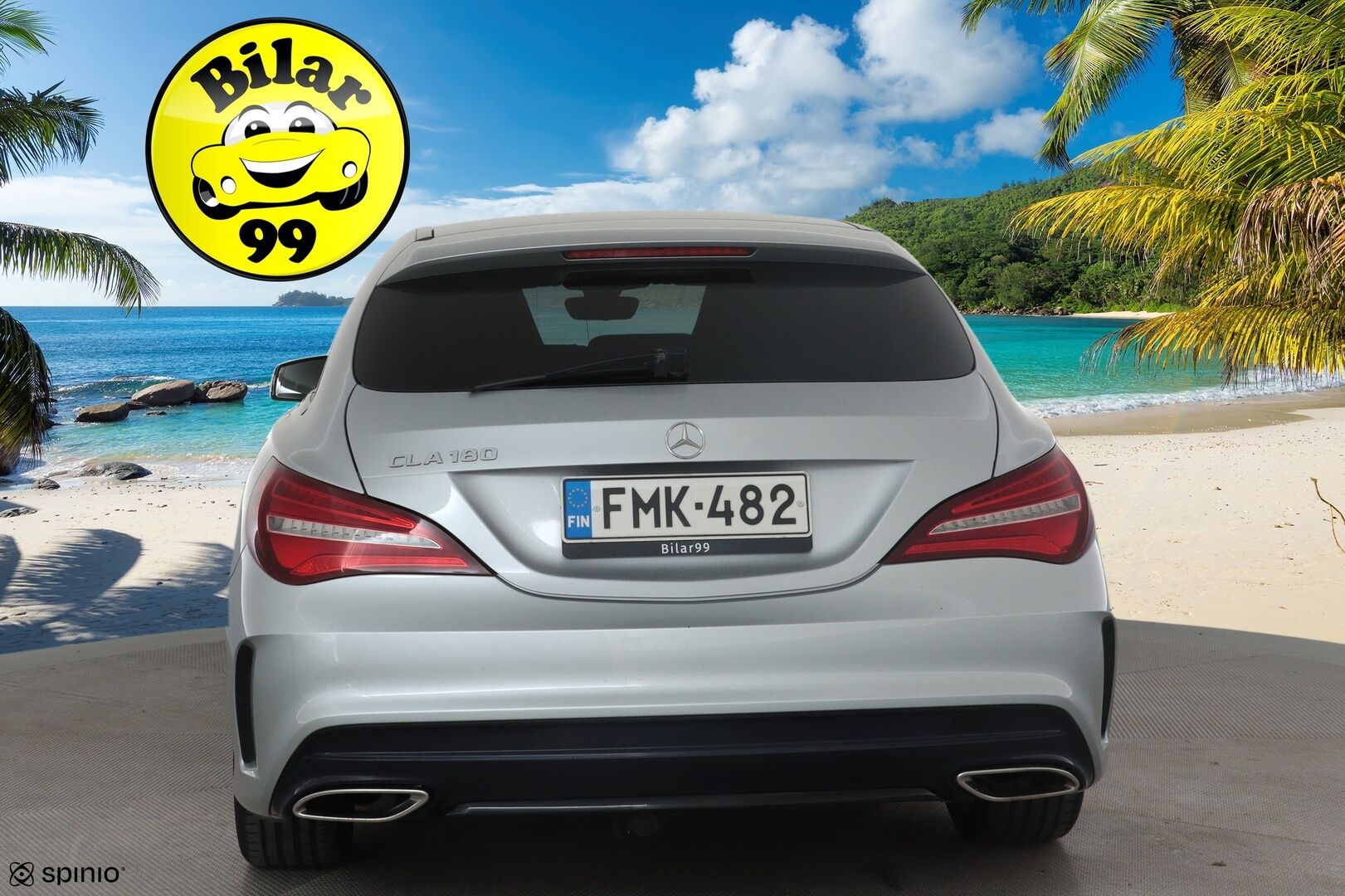 Mercedes-Benz CLA 2017 180 A Shooting Brake Business AMG *Vakkari / P.kamera / Navi / LED / Sporttipenkit / Lohkolämmitin / Koukku* - Suomi-auto / Kahdet renkaat aluvanteilla