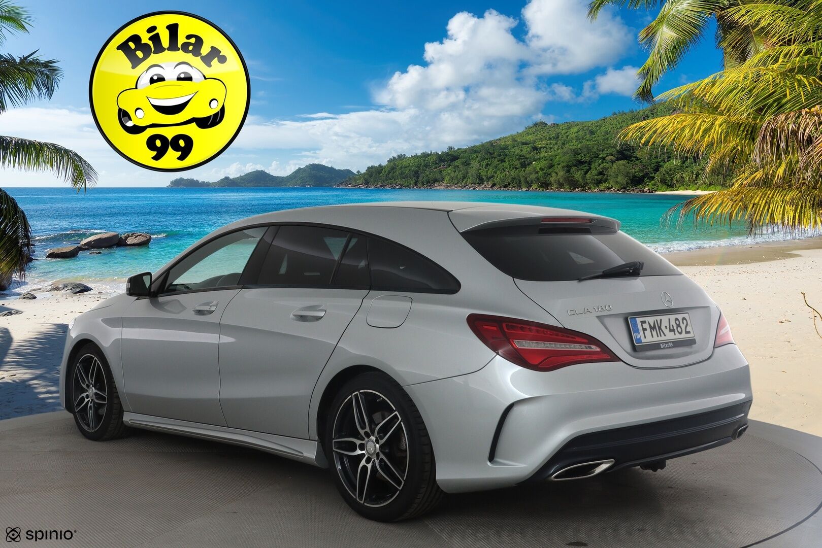 Mercedes-Benz CLA 2017 180 A Shooting Brake Business AMG *Vakkari / P.kamera / Navi / LED / Sporttipenkit / Lohkolämmitin / Koukku* - Suomi-auto / Kahdet renkaat aluvanteilla