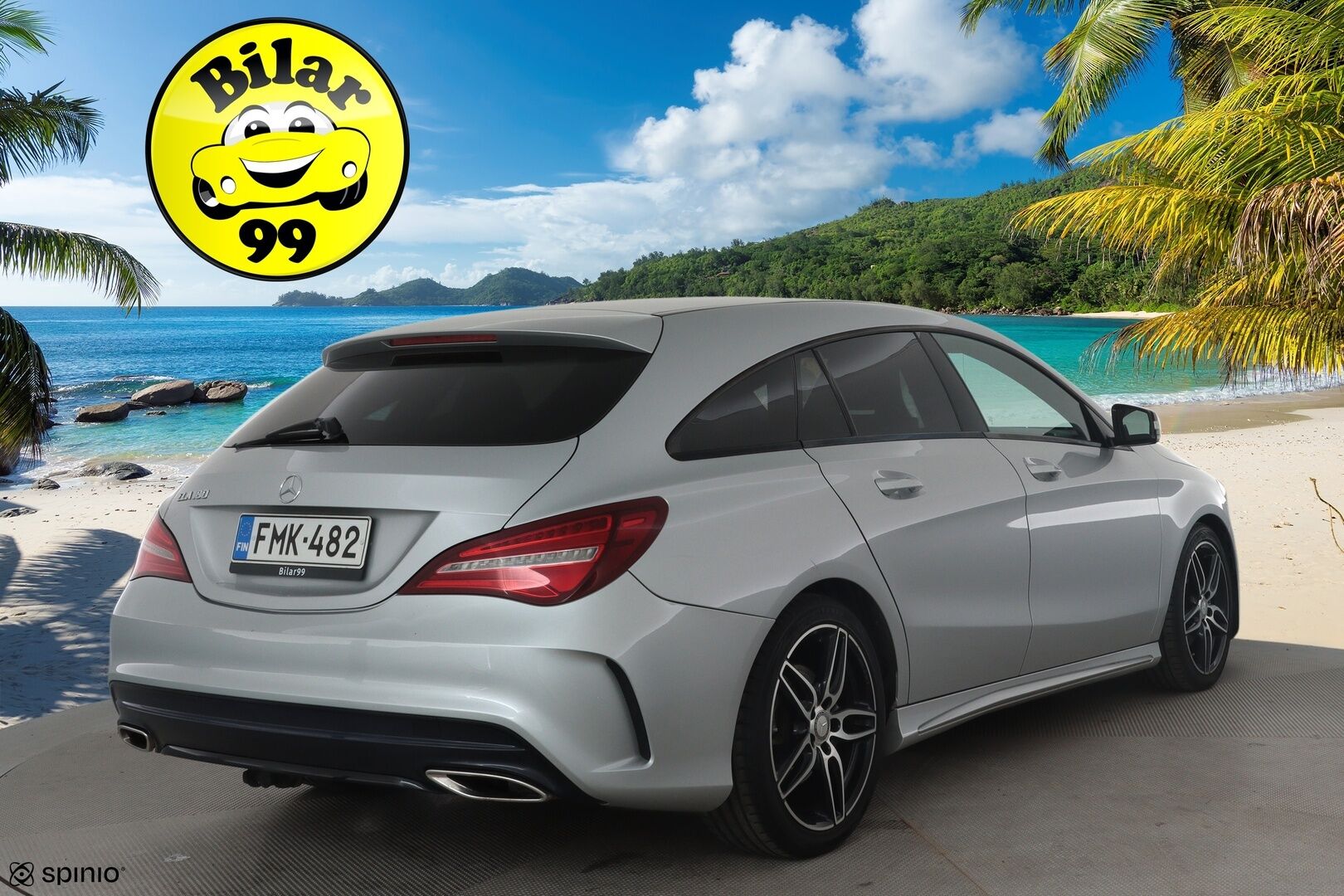 Mercedes-Benz CLA 2017 180 A Shooting Brake Business AMG *Vakkari / P.kamera / Navi / LED / Sporttipenkit / Lohkolämmitin / Koukku* - Suomi-auto / Kahdet renkaat aluvanteilla