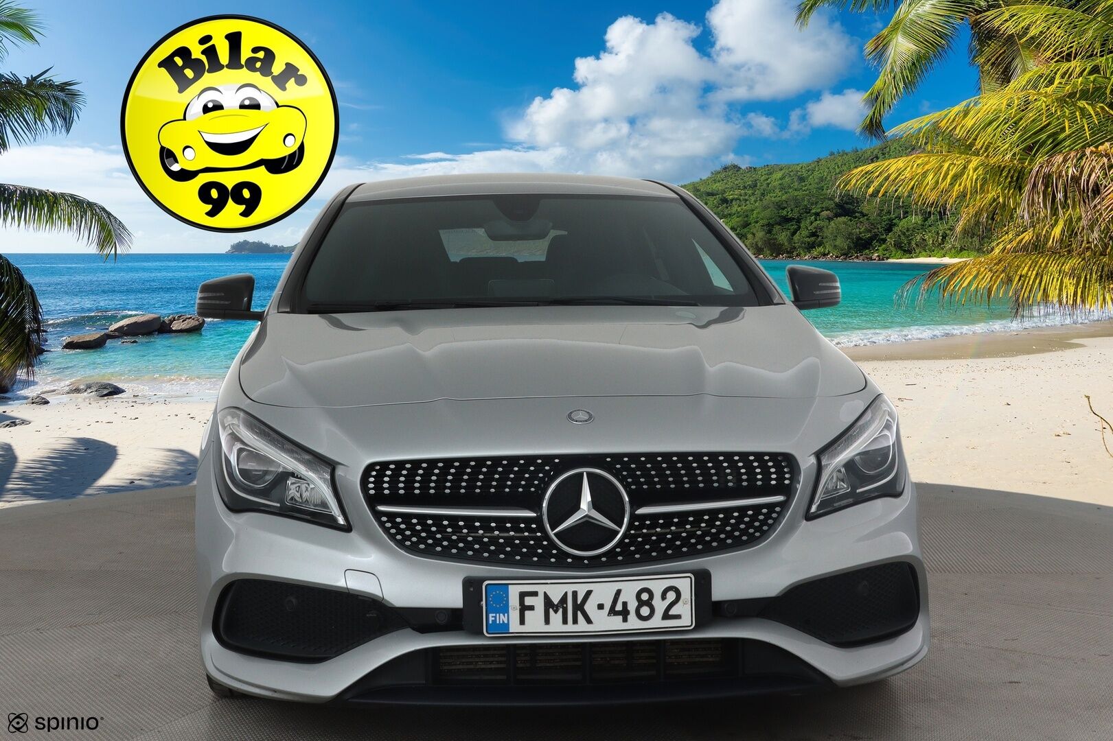 Mercedes-Benz CLA 2017 180 A Shooting Brake Business AMG *Vakkari / P.kamera / Navi / LED / Sporttipenkit / Lohkolämmitin / Koukku* - Suomi-auto / Kahdet renkaat aluvanteilla