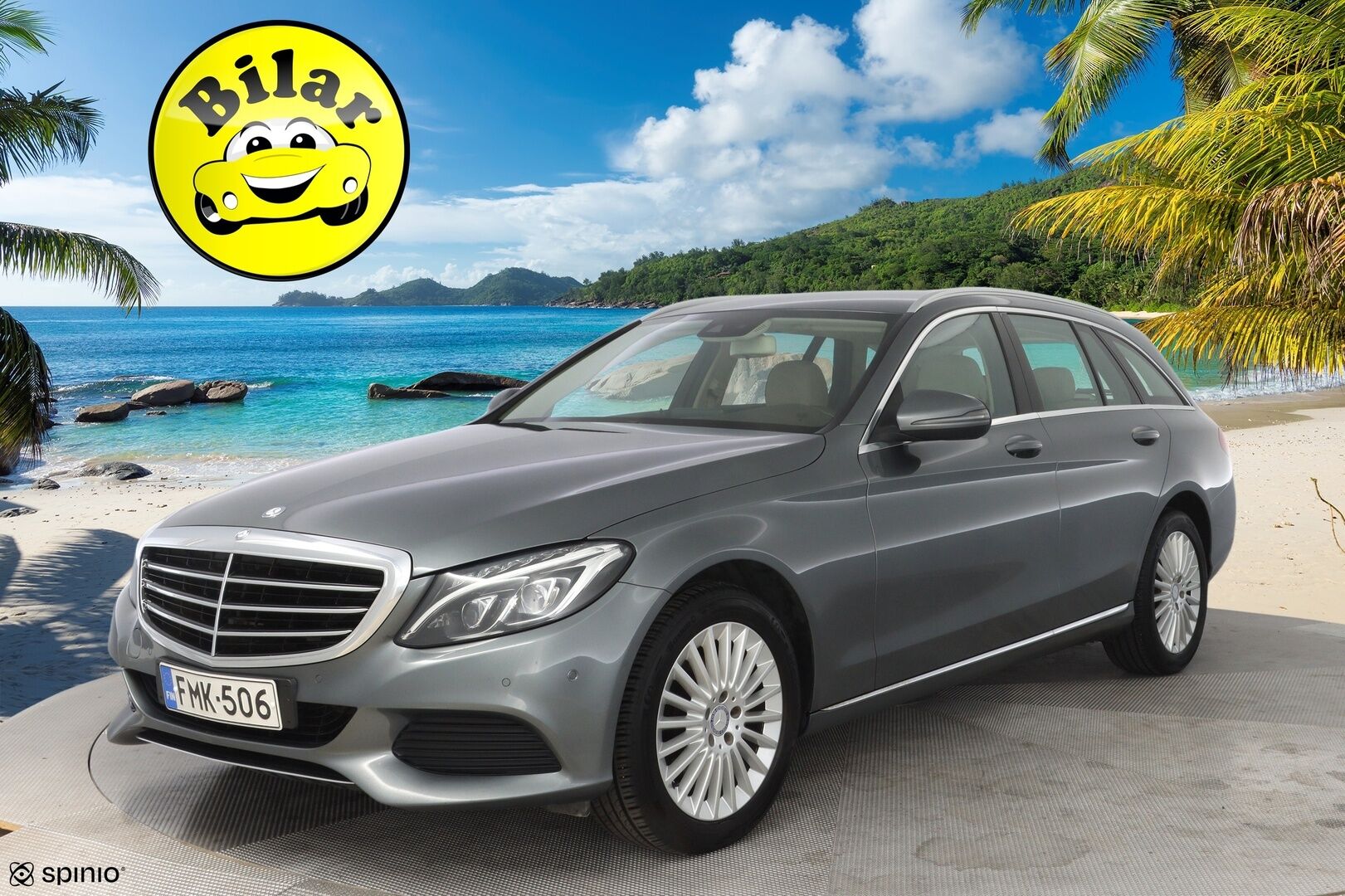 Mercedes-Benz C 2017 180 T A Premium Business - Puolinahat | S-kontti | Peruutustutkat | ILS-ledit | Bluetooth | Vakionopeudensädin