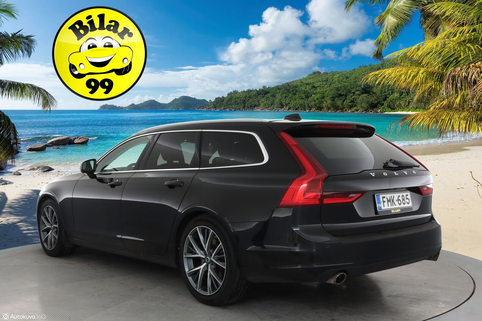 Volvo V90 2017 D5 AWD Momentum aut **Panorama / 360° Kamera / Webasto / Koukku / Adapt.Vakkari / Muistipenkki / LED-valot / Navi** - Kaistavahti / Digimittaristo / KeylessGO / 2x Renkaat