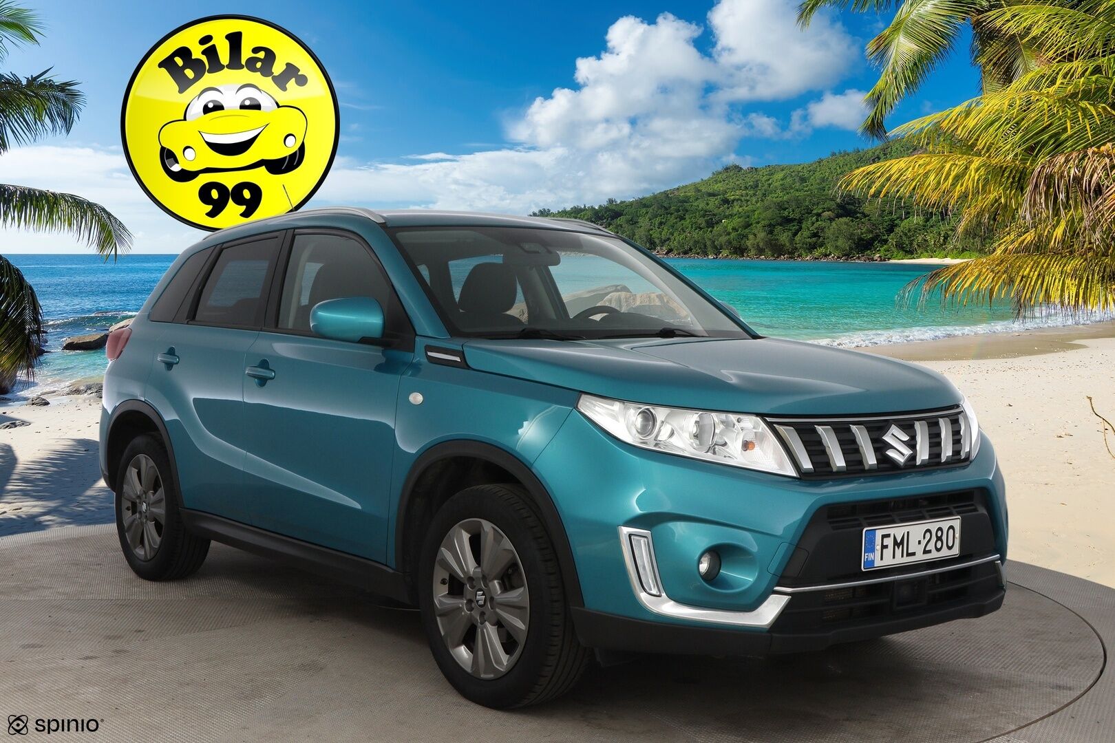 Suzuki Vitara 2019 112 BOOSTERJET 4WD GL+ 6AT - 1Om Suomiauto / Adapt.Vakkari / Peruutuskamera / BLIS / Juuri tullut Tampereelle!