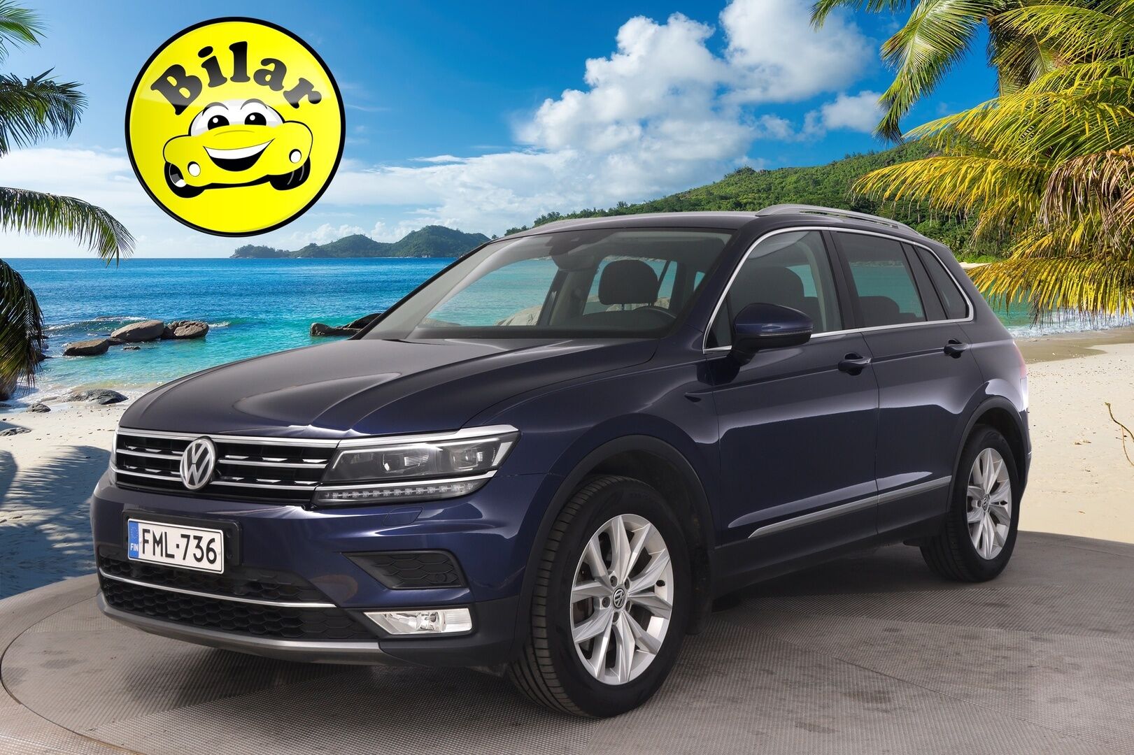 Volkswagen Tiguan 2017 Highline 2,0 TSI 4MOTION DSG - Hierova kuljettajan istuin | Digimittaristo | Kaukosäätöinen webasto | Vetokoukku | Navi | KeyLess  | 2x renkaat&alumiinivanteet | Suomi-auto
