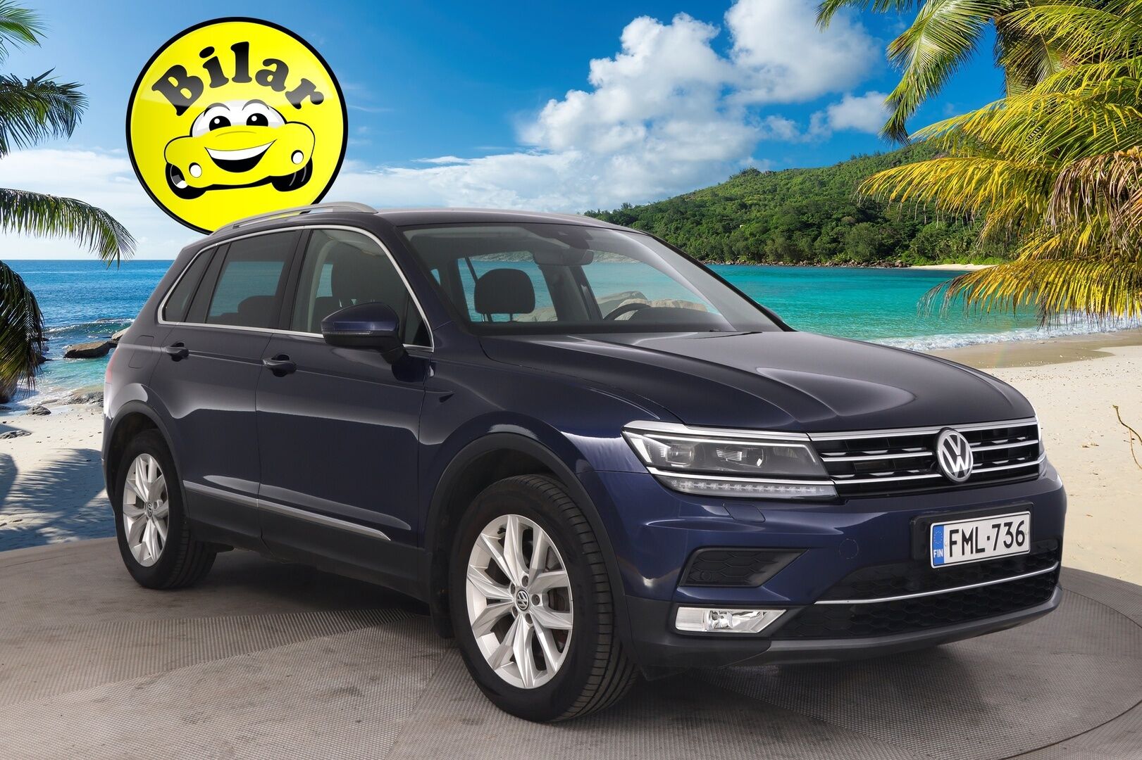 Volkswagen Tiguan 2017 Highline 2,0 TSI 4MOTION DSG - Hierova kuljettajan istuin | Digimittaristo | Kaukosäätöinen webasto | Vetokoukku | Navi | KeyLess  | 2x renkaat&alumiinivanteet | Suomi-auto