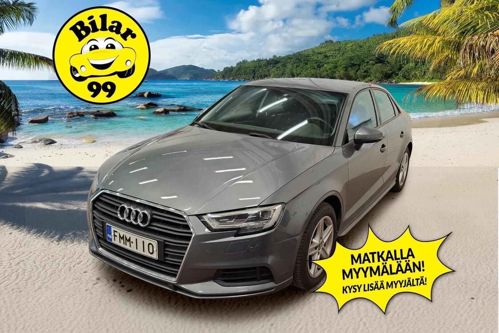 Audi A3 2016 Sedan Business 1,0 TFSI 85 kW - | Webasto | Suomi-auto | Koukku | Vakionopeudensäädin | Bluetooth | TULOSSA! | 