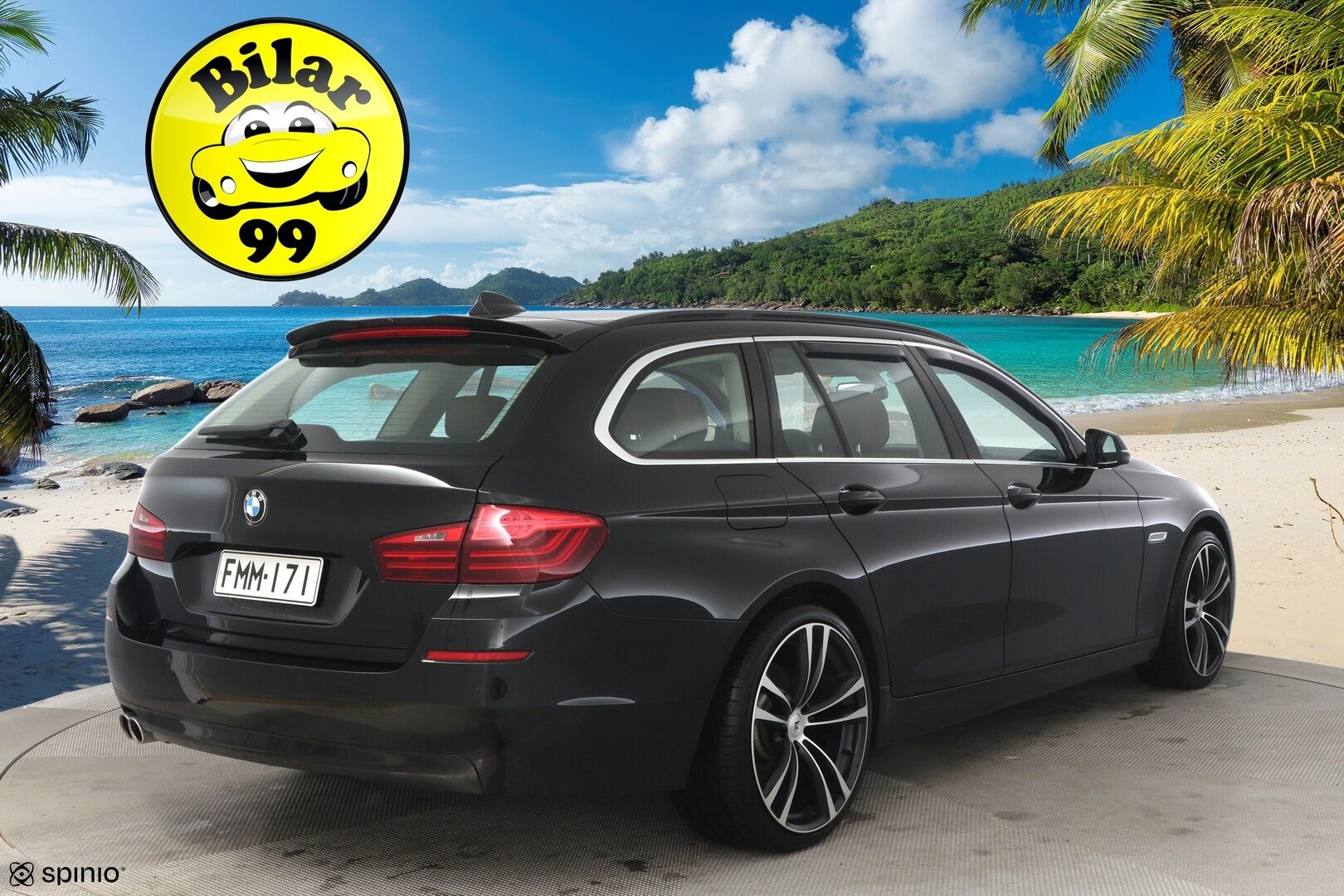 BMW 518 2017 F11 Touring 518d A Business Exclusive Edition** Tutkat / Sporttipenkit / Ruskeat nahat / Sähkö- luukku* - Ei AdBlue / Kahdet hyvät renkaat vanteineen