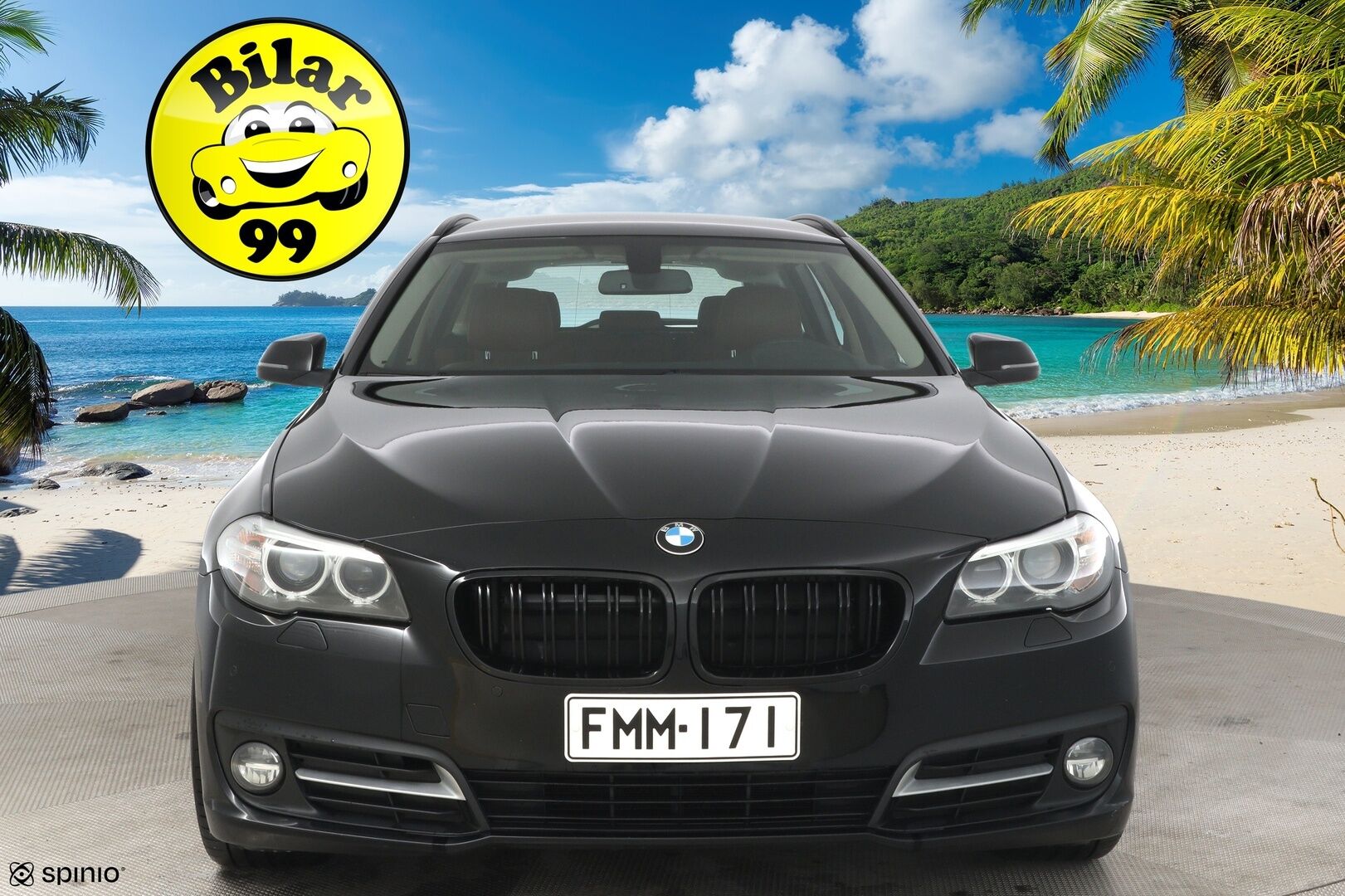 BMW 518 2017 F11 Touring 518d A Business Exclusive Edition** Tutkat / Sporttipenkit / Ruskeat nahat / Sähkö- luukku* - Ei AdBlue / Kahdet hyvät renkaat vanteineen