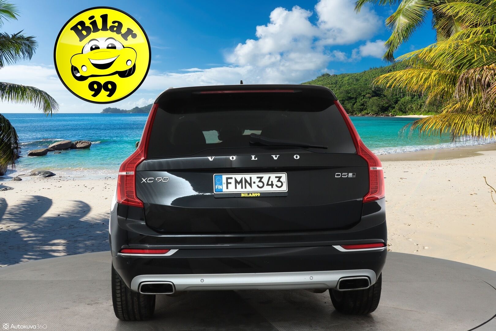 Volvo XC90 2017 D5 AWD Inscription aut **Panorama / HUD / Ilma-alusta / Webasto / Koukku / Adapt.Vakkari / Sporttinahat Muistilla** - 3,99 % KORKOTARJOUS TÄHÄN AUTOON - Suomi-auto / Kahdet renkaat