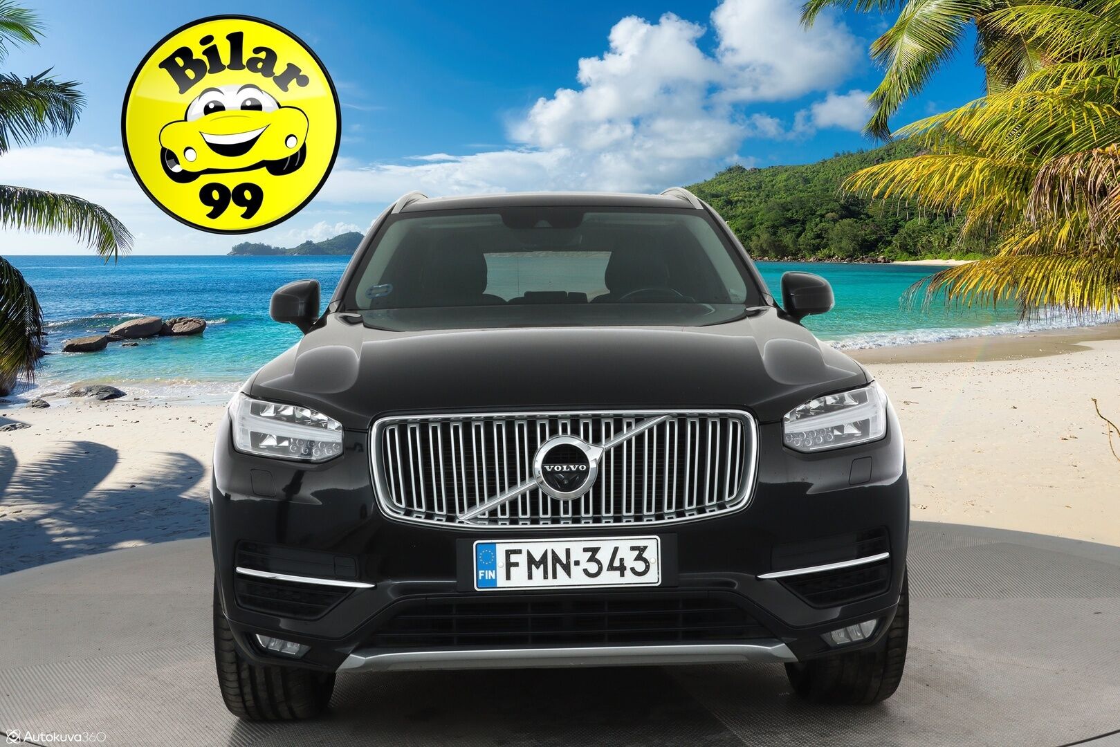 Volvo XC90 2017 D5 AWD Inscription aut **Panorama / HUD / Ilma-alusta / Webasto / Koukku / Adapt.Vakkari / Sporttinahat Muistilla** - 3,99 % KORKOTARJOUS TÄHÄN AUTOON - Suomi-auto / Kahdet renkaat