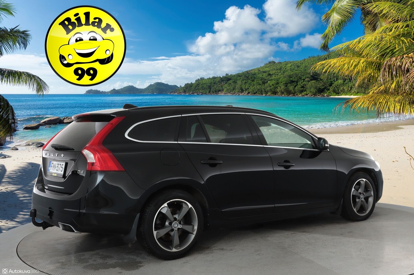 Volvo V60 2017 D4 Business aut ** Webasto / Koukku / Adapt.Vakkari / XENON-valot / P.tutka / Navi / Kaistavahti ** - Suomi-auto / Kahdet Renkaat 