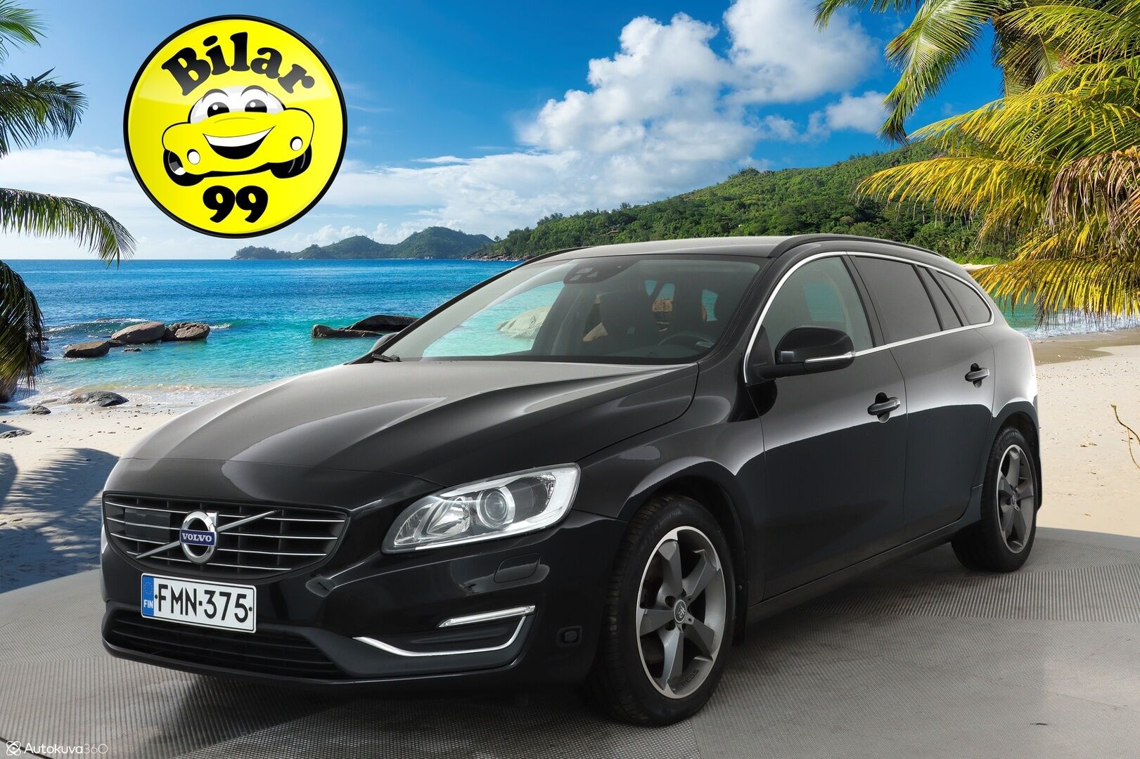 Volvo V60 2017 D4 Business aut ** Webasto / Koukku / Adapt.Vakkari / XENON-valot / P.tutka / Navi / Kaistavahti ** - Suomi-auto / Kahdet Renkaat 