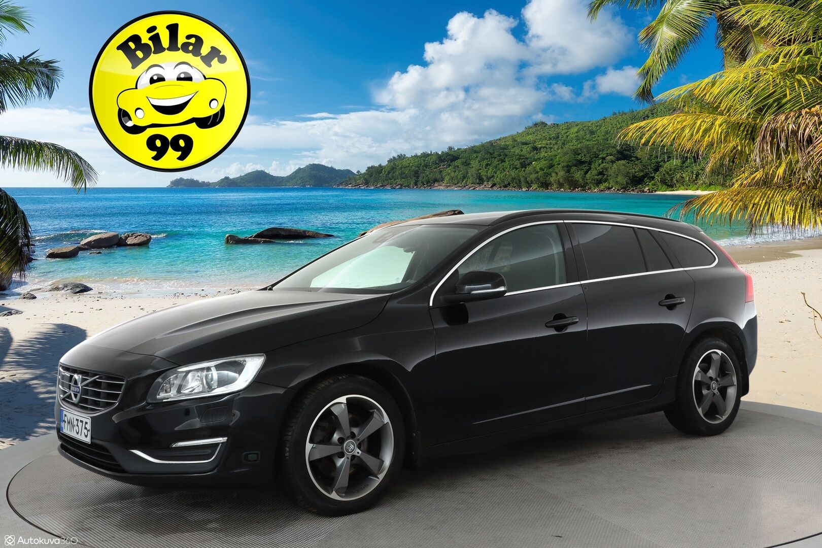 Volvo V60 2017 D4 Business aut ** Webasto / Koukku / Adapt.Vakkari / XENON-valot / P.tutka / Navi / Kaistavahti ** - Suomi-auto / Kahdet Renkaat 