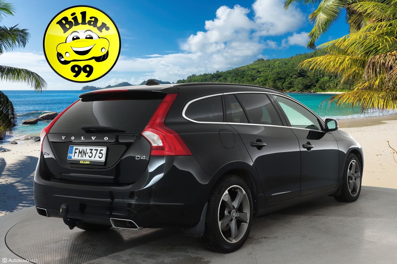 Volvo V60 2017 D4 Business aut ** Webasto / Koukku / Adapt.Vakkari / XENON-valot / P.tutka / Navi / Kaistavahti ** - Suomi-auto / Kahdet Renkaat 