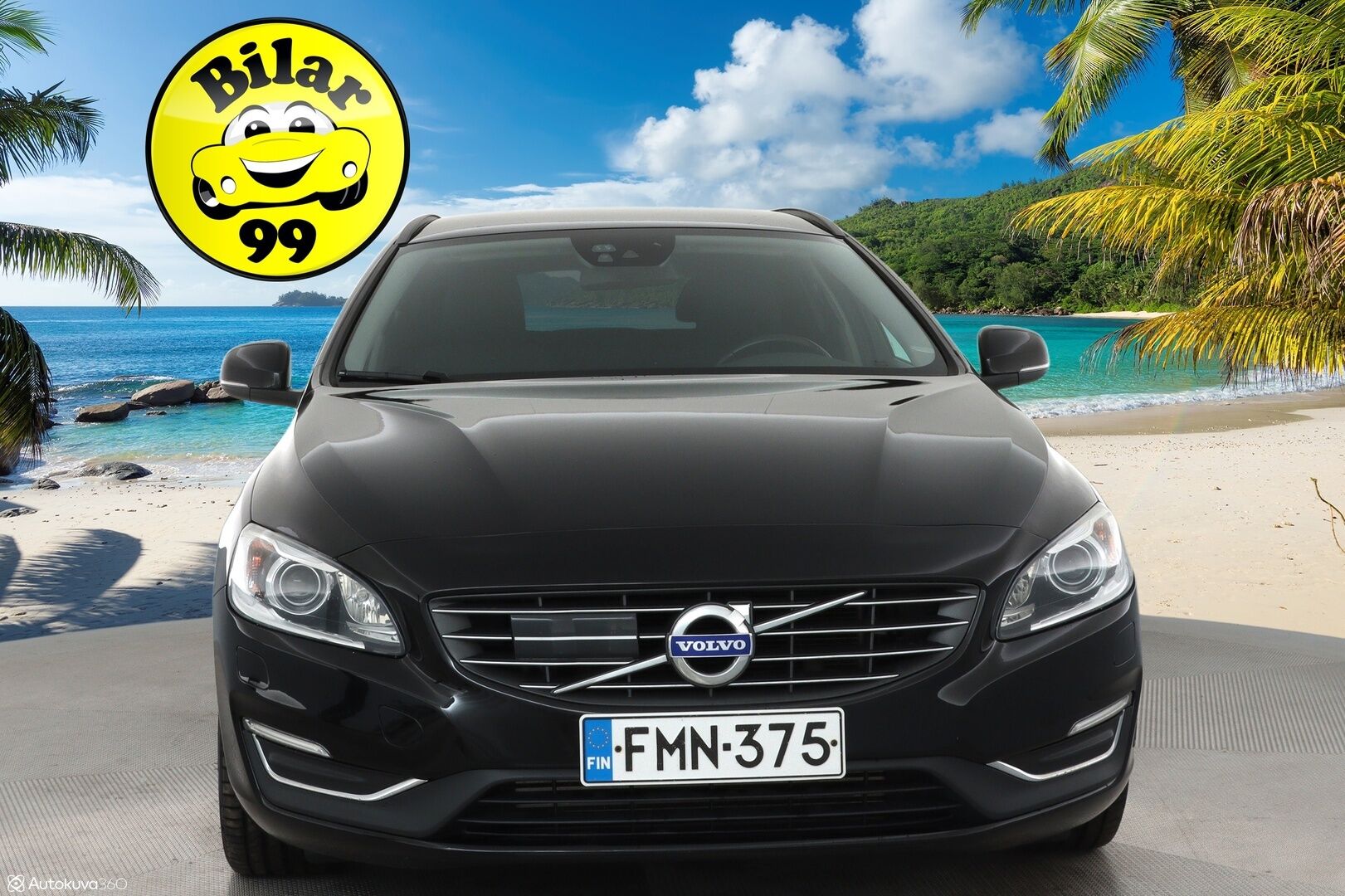 Volvo V60 2017 D4 Business aut ** Webasto / Koukku / Adapt.Vakkari / XENON-valot / P.tutka / Navi / Kaistavahti ** - Suomi-auto / Kahdet Renkaat 