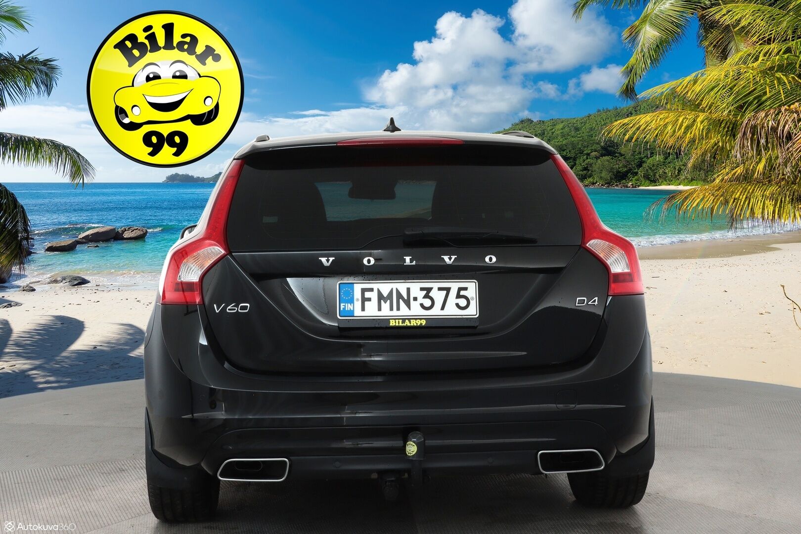 Volvo V60 2017 D4 Business aut ** Webasto / Koukku / Adapt.Vakkari / XENON-valot / P.tutka / Navi / Kaistavahti ** - Suomi-auto / Kahdet Renkaat 