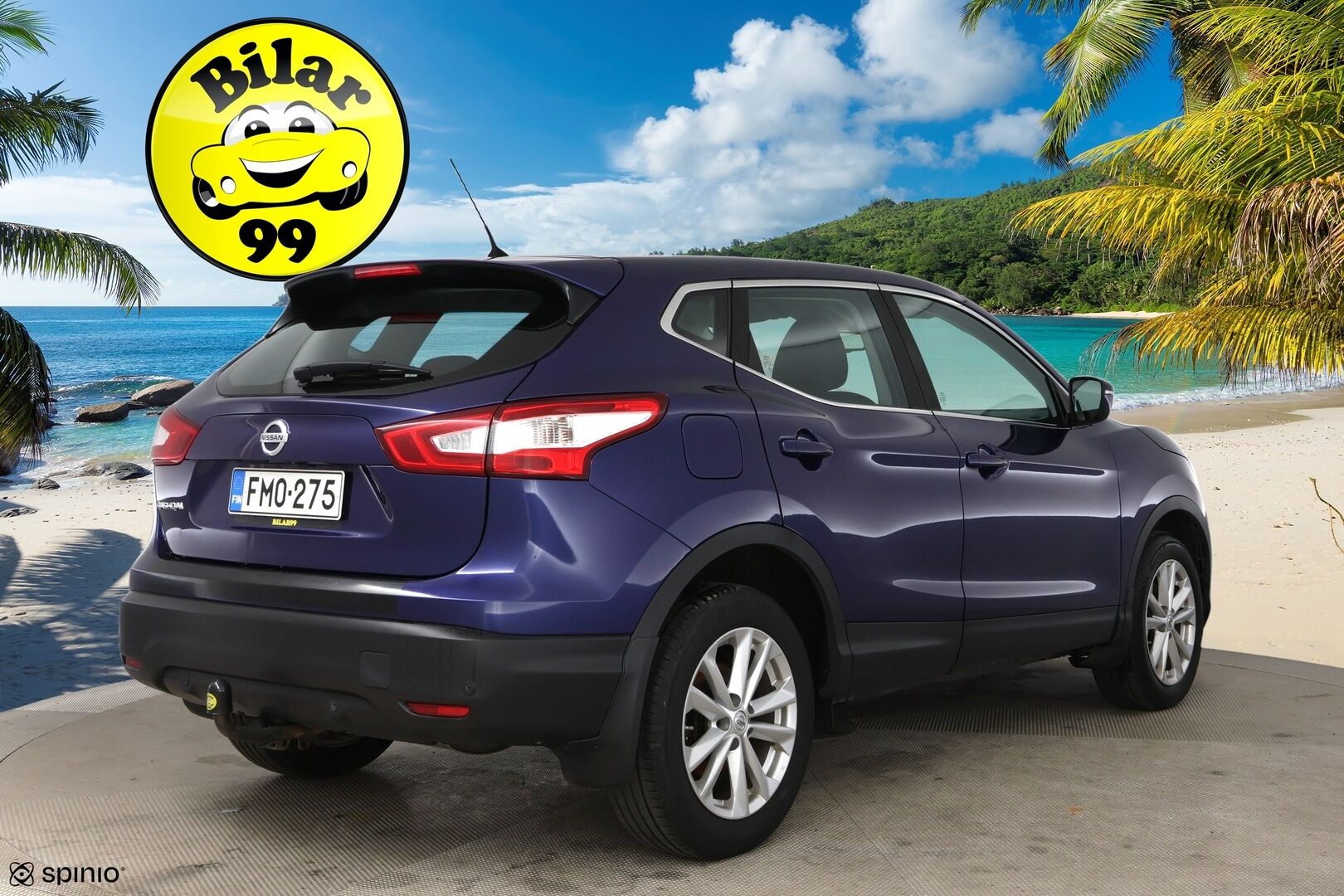 Nissan Qashqai 2016 DIG-T 163 Acenta 2WD 6M/T E6 Safety Pack Connect / Vetokoukku / Lohkolämmitin / P. Kamera / P. Tutkat / Hyvät Renkaat! - Siististi pidetty ja käytännöllisesti varusteltu Qashqai kaksin hyväkuntoisin renkain! Suomi-Auto!