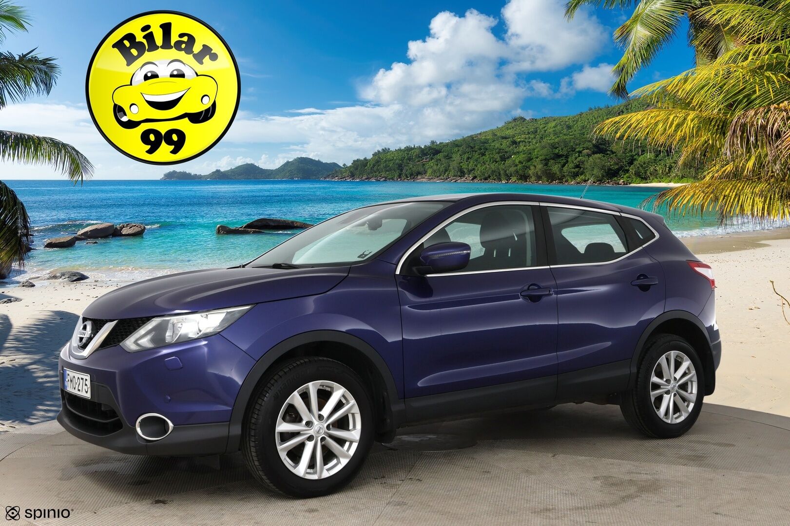 Nissan Qashqai 2016 DIG-T 163 Acenta 2WD 6M/T E6 Safety Pack Connect / Vetokoukku / Lohkolämmitin / P. Kamera / P. Tutkat / Hyvät Renkaat! - Siististi pidetty ja käytännöllisesti varusteltu Qashqai kaksin hyväkuntoisin renkain! Suomi-Auto!