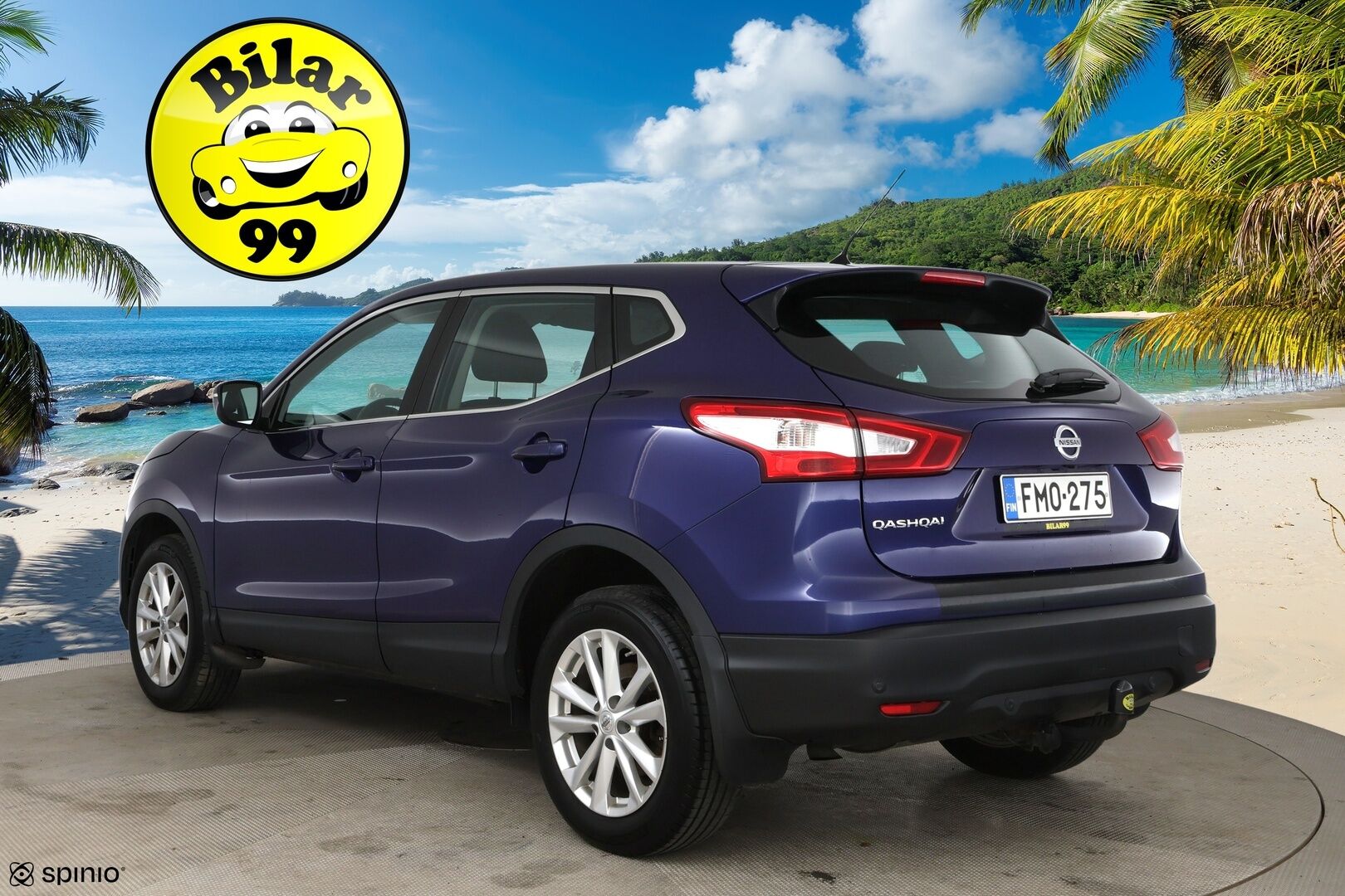 Nissan Qashqai 2016 DIG-T 163 Acenta 2WD 6M/T E6 Safety Pack Connect / Vetokoukku / Lohkolämmitin / P. Kamera / P. Tutkat / Hyvät Renkaat! - Siististi pidetty ja käytännöllisesti varusteltu Qashqai kaksin hyväkuntoisin renkain! Suomi-Auto!