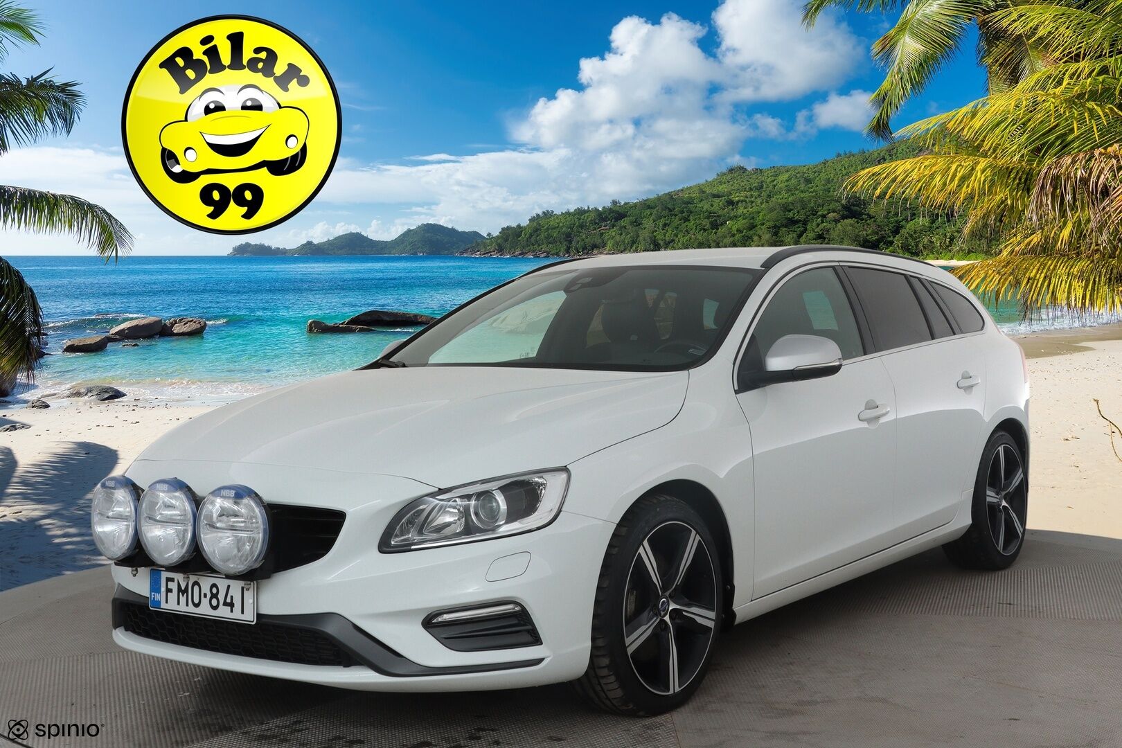 Volvo V60 2017 D4 AWD R-Design aut *Vakkari / Webasto / Koukku / Navi / Sporttipenkit / P.tutka / KeylessGo / Digimittaristo* - Suomi-auto / Kahdet renkaat aluvanteilla / Merkkihuollettu
