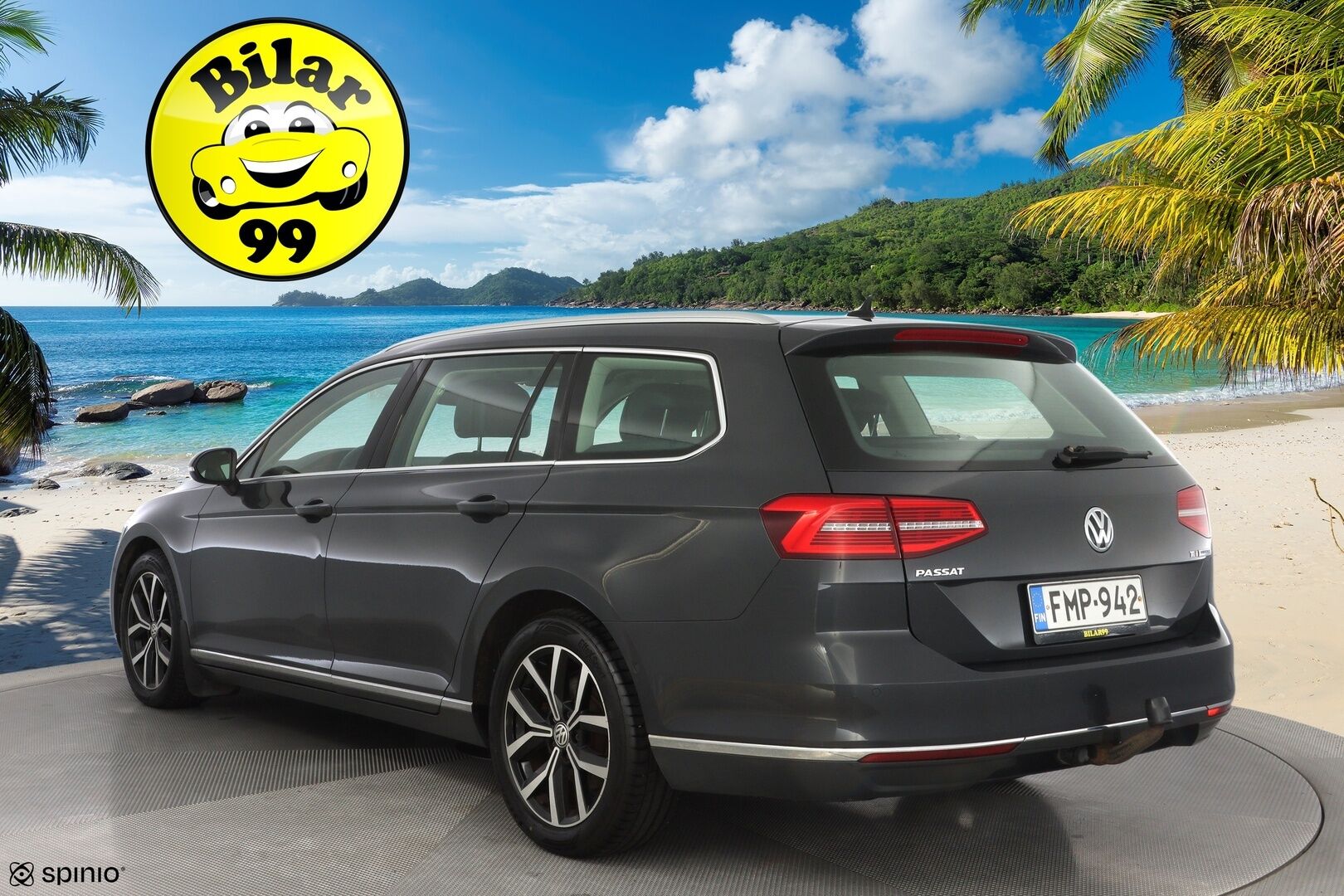 Volkswagen Passat 2017 1,6 TDI Variant Highline 88 kW (120 hv) DSG-automaatti *ACC / Vetokoukku / Lohkolämmitin / Navigointi / Carplay* - Suomi-auto / Kahdet alumiinivanteet / Kaksoismassa huollettu juuri! - Osta nyt, maksa vasta ensi vuonna