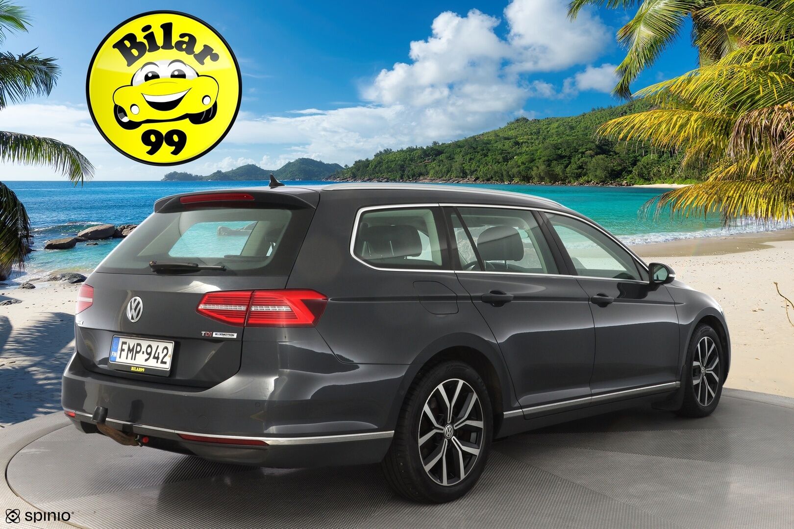 Volkswagen Passat 2017 1,6 TDI Variant Highline 88 kW (120 hv) DSG-automaatti *ACC / Vetokoukku / Lohkolämmitin / Navigointi / Carplay* - Suomi-auto / Kahdet alumiinivanteet / Kaksoismassa huollettu juuri! - Osta nyt, maksa vasta ensi vuonna