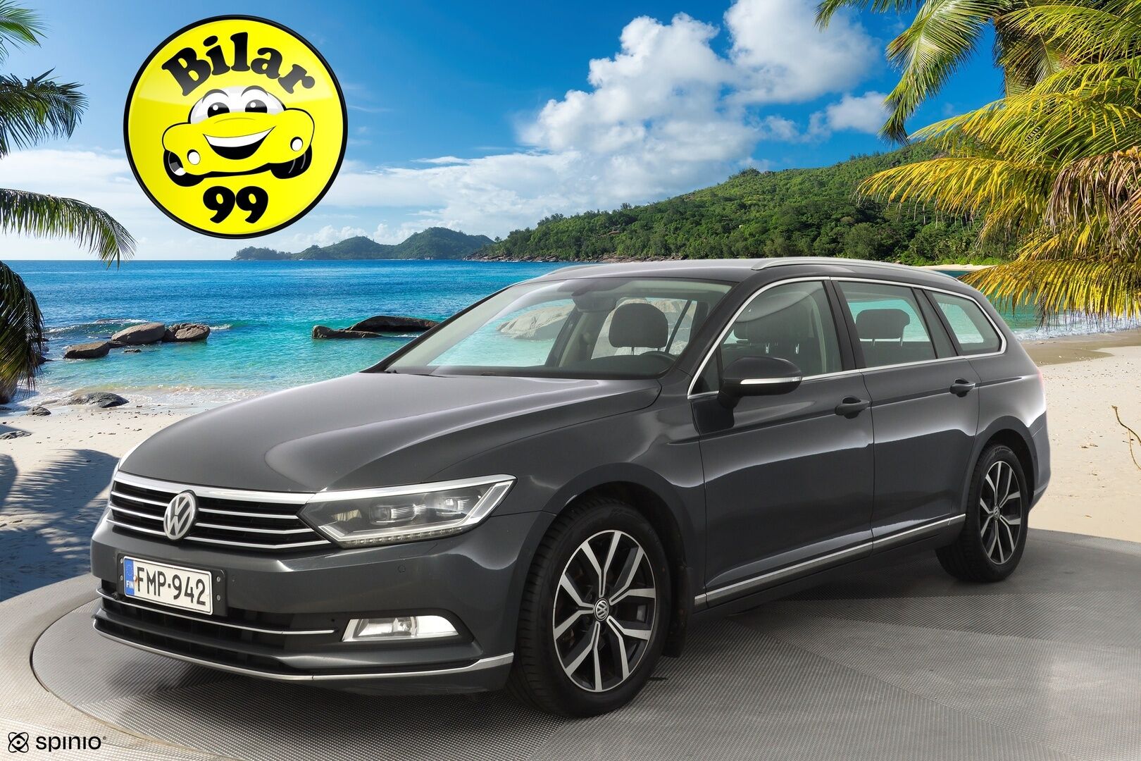 Volkswagen Passat 2017 1,6 TDI Variant Highline 88 kW (120 hv) DSG-automaatti *ACC / Vetokoukku / Lohkolämmitin / Navigointi / Carplay* - Suomi-auto / Kahdet alumiinivanteet / Kaksoismassa huollettu juuri! - Osta nyt, maksa vasta ensi vuonna