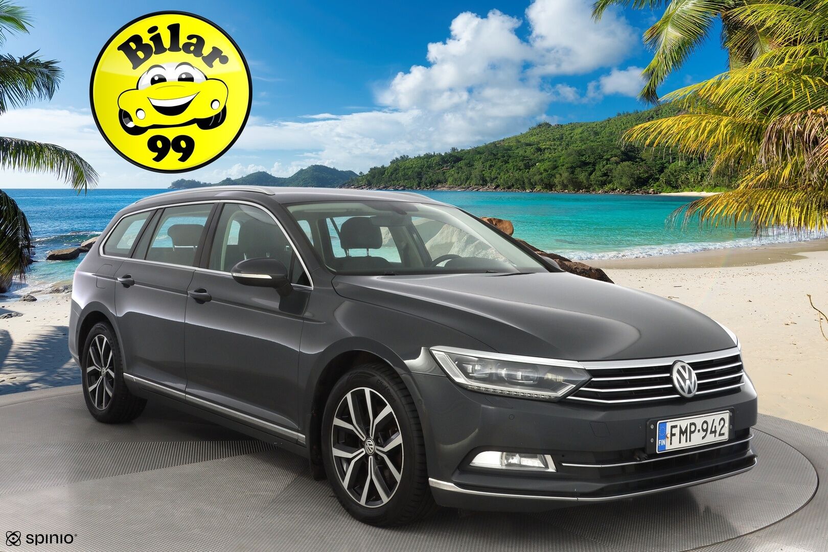 Volkswagen Passat 2017 1,6 TDI Variant Highline 88 kW (120 hv) DSG-automaatti *ACC / Vetokoukku / Lohkolämmitin / Navigointi / Carplay* - Suomi-auto / Kahdet alumiinivanteet / Kaksoismassa huollettu juuri! - Osta nyt, maksa vasta ensi vuonna