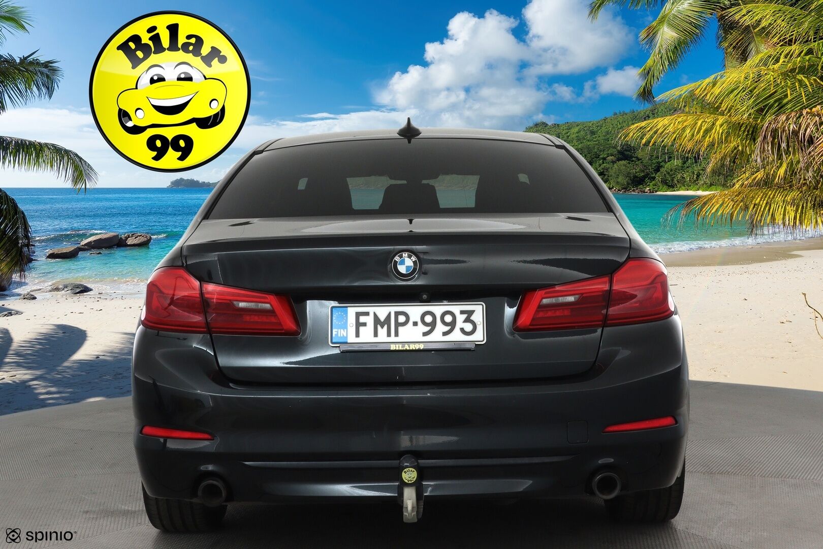 BMW 520 2017 G30 Sedan 520d A Business SportLine **ACC / HUD / 360° / Koukku / Adapt.LED / Digimittaristo / Navi / Lohkolämmitin** - Suomi-auto