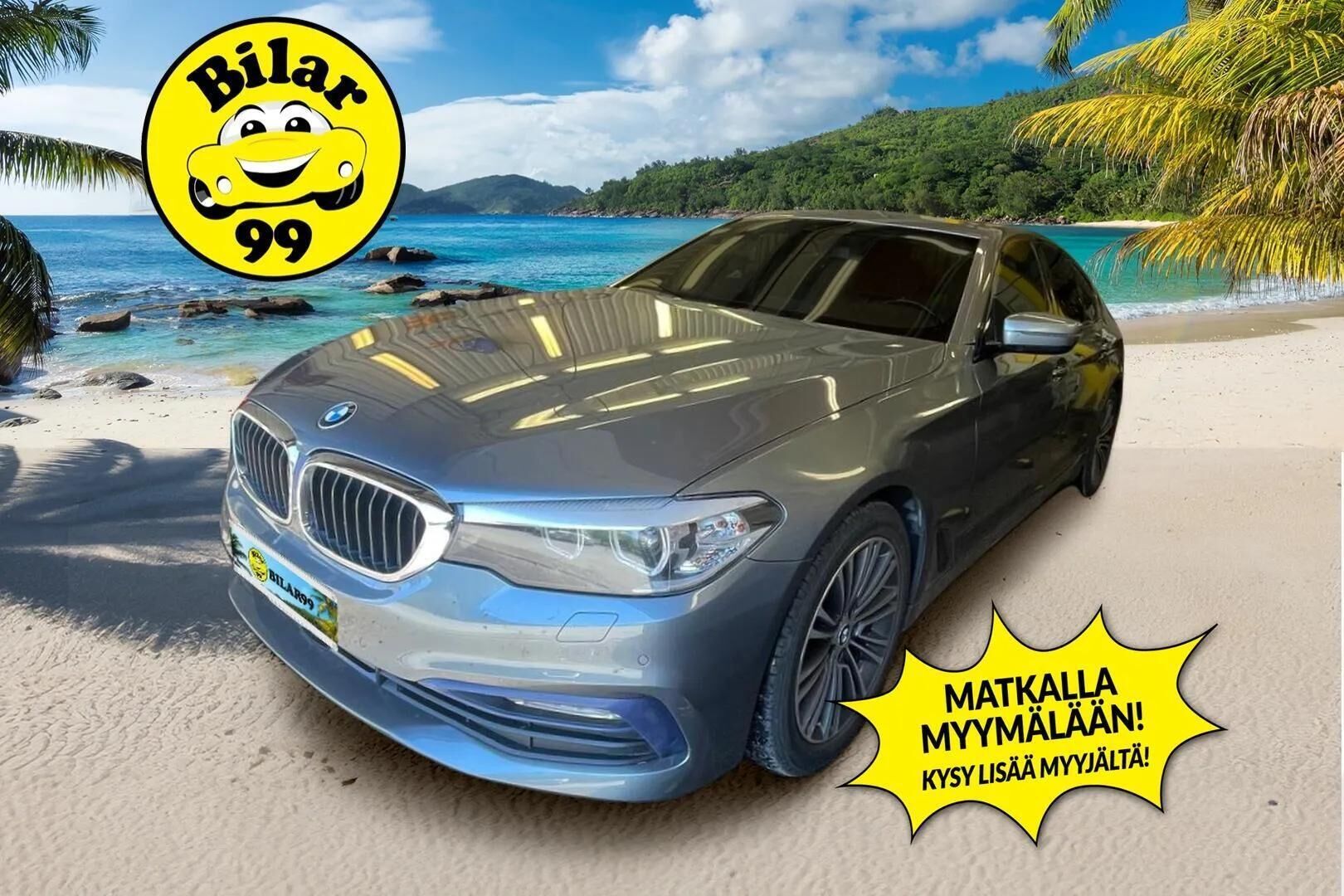 BMW 520 2017 G30 Sedan 520d A xDrive Business Sport - | ACC | P.kamera | Puolinahat | Musta sisäkatto | Koukku | Sportline | Ratinlämmitin |