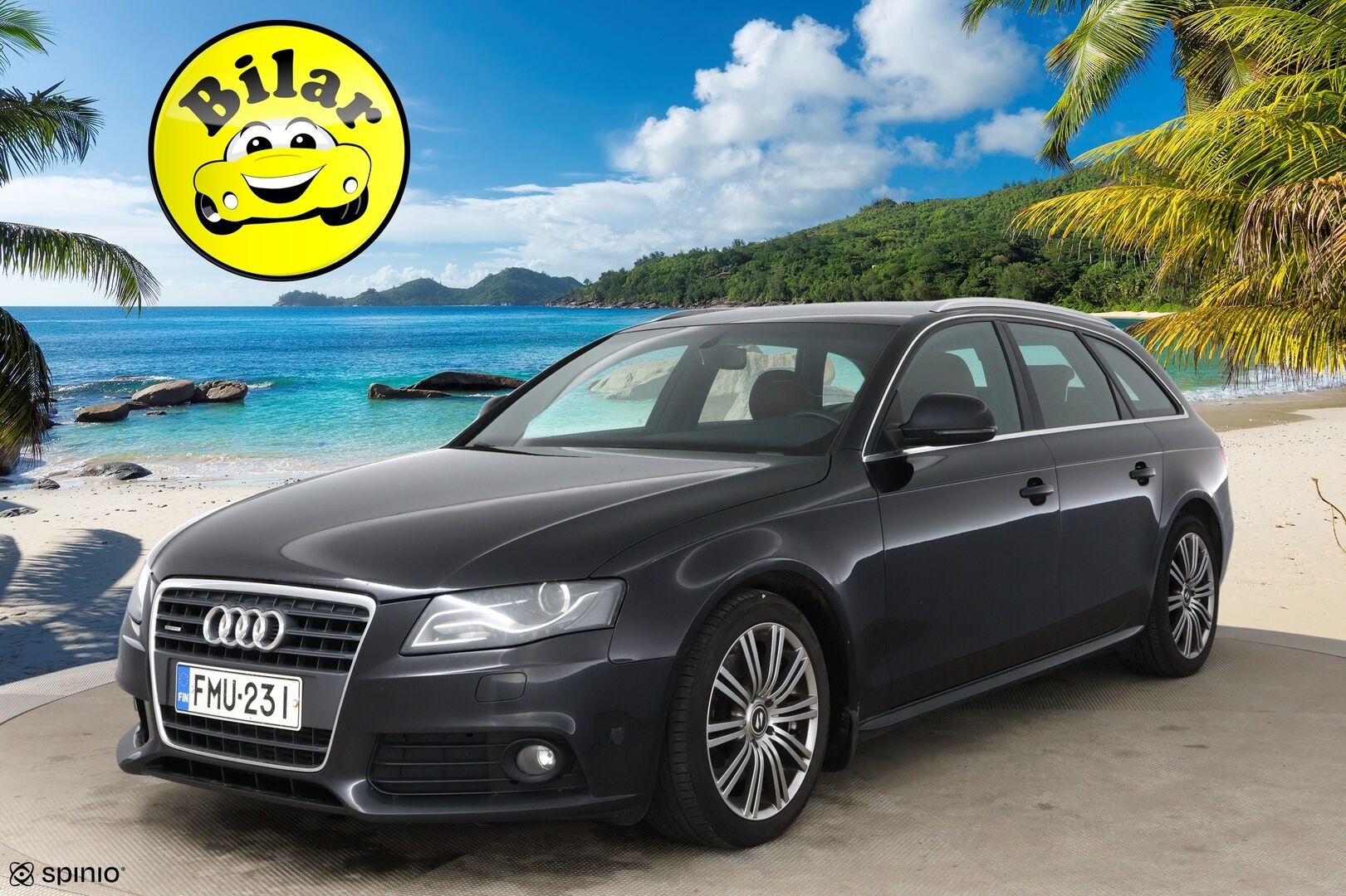 Audi A4 2008 A4 Farmari (AC) 4ov 1984cm3 | YritysOutlet - Myydään vain yrityksille - Vakkari | Nahat | Vetokoukku | 7kk leimaa!
