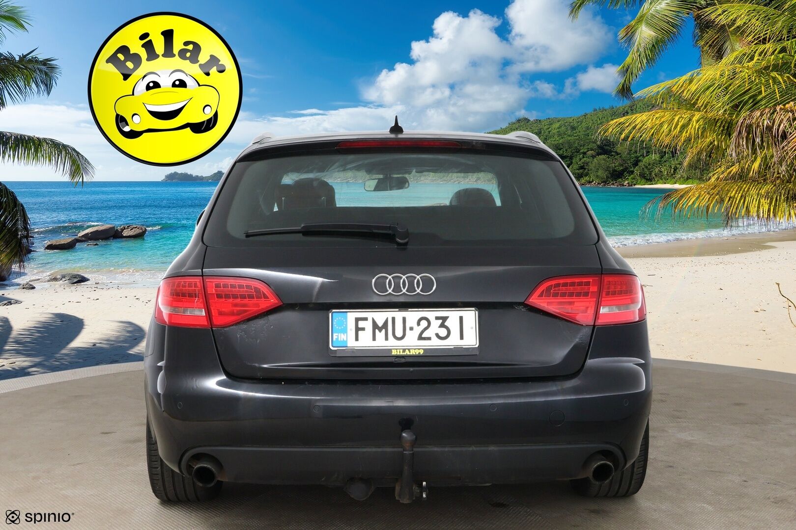 Audi A4 2008 A4 Farmari (AC) 4ov 1984cm3 | YritysOutlet - Myydään vain yrityksille - Vakkari | Nahat | Vetokoukku | 7kk leimaa!