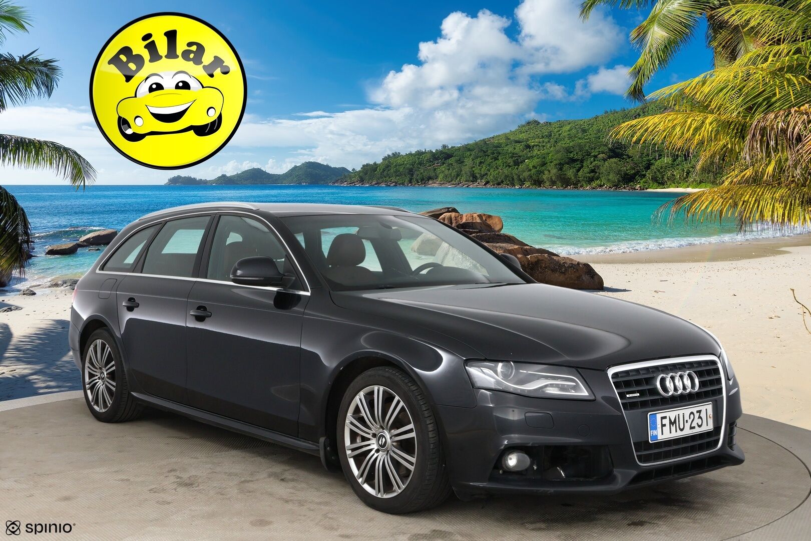 Audi A4 2008 A4 Farmari (AC) 4ov 1984cm3 | YritysOutlet - Myydään vain yrityksille - Vakkari | Nahat | Vetokoukku | 7kk leimaa!