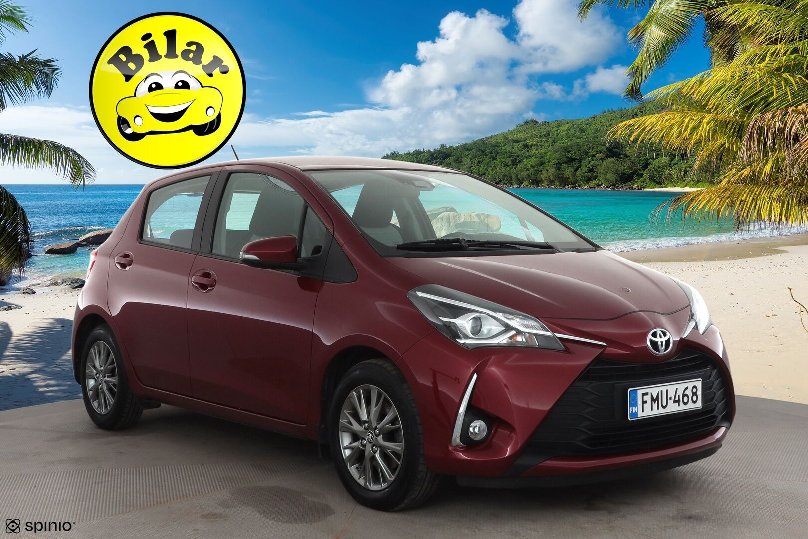 Toyota Yaris 2017 1,5 Dual VVT-i Launch Edition 5ov Multidrive S - | Koukku | P.Kamera | Navi | Kaistavahti | Kaukovaloautomatiikka | Vakkari | Bluetooth | Kahdet renkaat | Merkkihuollot | Suomi-auto | 
