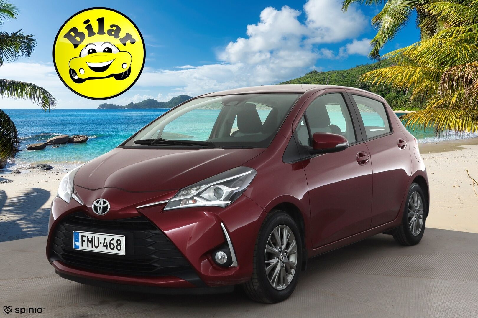 Toyota Yaris 2017 1,5 Dual VVT-i Launch Edition 5ov Multidrive S - | Koukku | P.Kamera | Navi | Kaistavahti | Kaukovaloautomatiikka | Vakkari | Bluetooth | Kahdet renkaat | Merkkihuollot | Suomi-auto | 