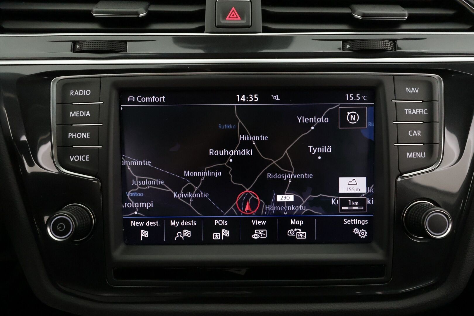 Volkswagen Tiguan 2017 R-line Highline 2,0 TDI SCR (240 hv) 4MOTION DSG * ACC / P.kamera / Webasto / Adapt.LED / Dynaudio / Navi * - Muistipenkki / Koukku / Suomi-auto / Kahdet renkaat aluvanteilla 