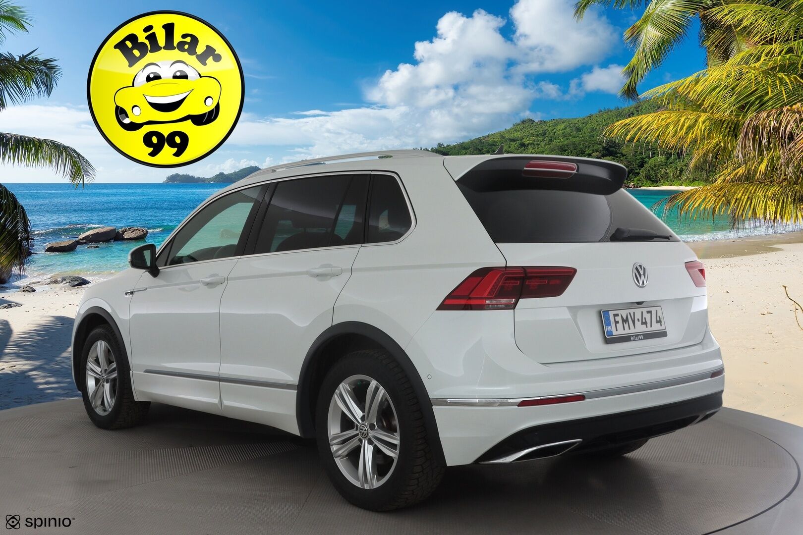 Volkswagen Tiguan 2017 R-line Highline 2,0 TDI SCR (240 hv) 4MOTION DSG * ACC / P.kamera / Webasto / Adapt.LED / Dynaudio / Navi * - Muistipenkki / Koukku / Suomi-auto / Kahdet renkaat aluvanteilla 