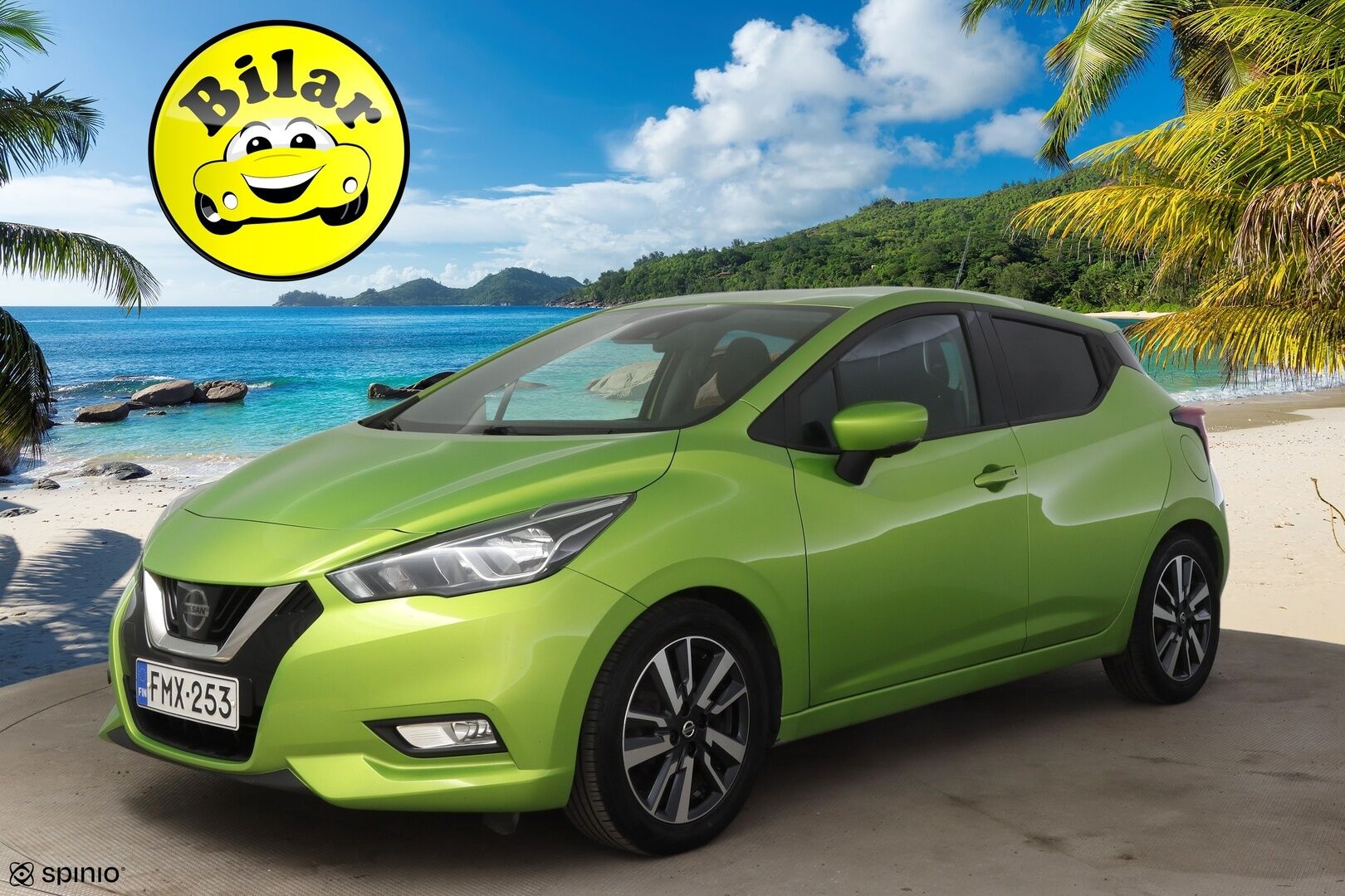Nissan Micra 2018 IG-T 90 S/S N-Connecta 5M/T Tech pack - | 360 kamera | BOSE- audio | Avaimeton kulku ja käynnistys | Lohkolämmitin ja sisätilalämmitin | Vakionopeussäädin | Kaistavahti | Katveavustin | Navi |