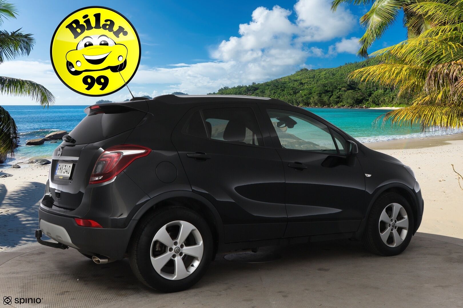 Opel Mokka 2017 X Enjoy 1,4 Turbo 103kW AT6 * Suomiauto / Vetokoukku / Vakkari / LED / Lohko+sisäpistoke / P-tutkat! - Metalliväri / Särmä huoltohistoria / 2x renkaat aluvantein!