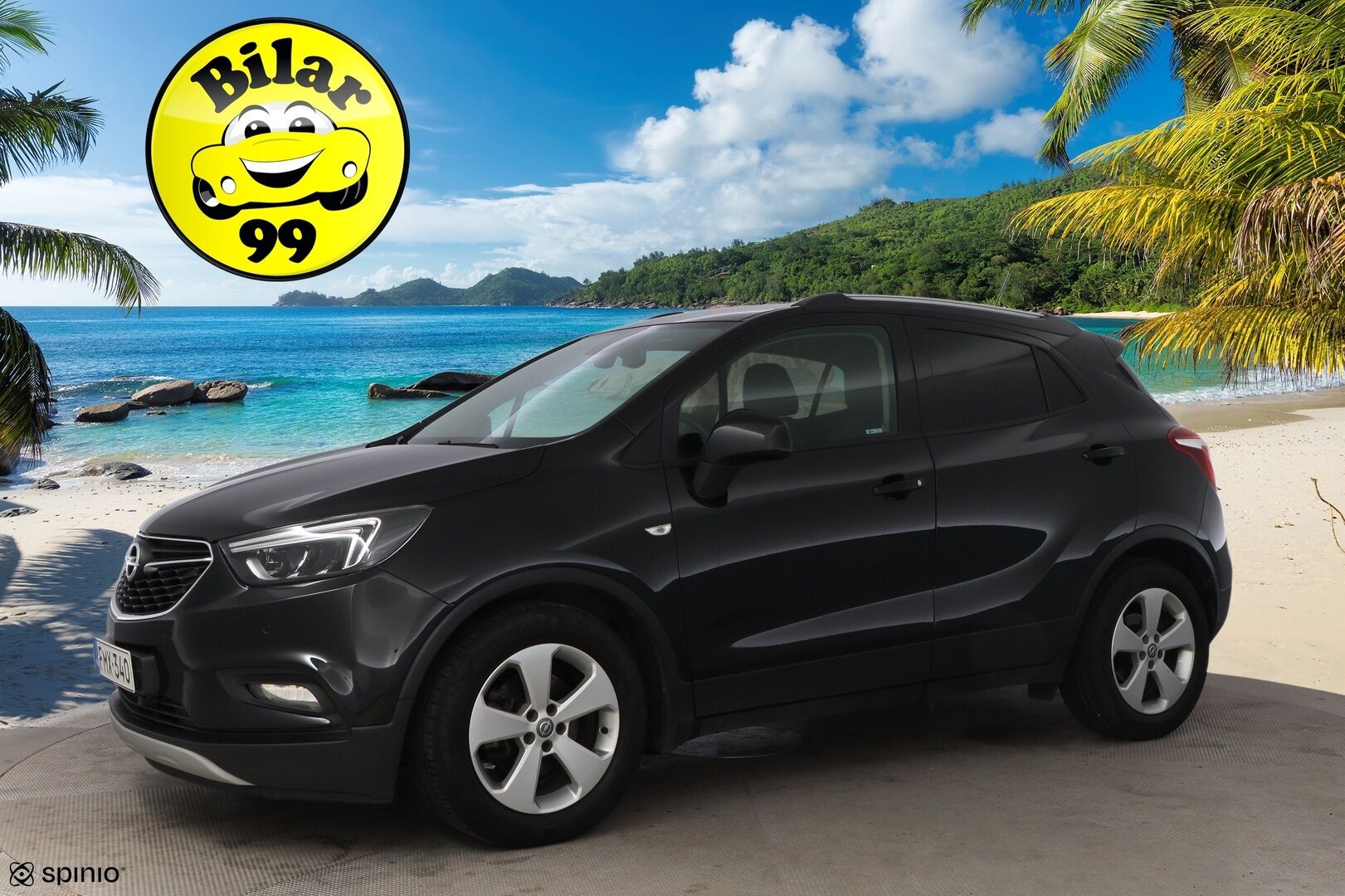 Opel Mokka 2017 X Enjoy 1,4 Turbo 103kW AT6 * Suomiauto / Vetokoukku / Vakkari / LED / Lohko+sisäpistoke / P-tutkat! - Metalliväri / Särmä huoltohistoria / 2x renkaat aluvantein!