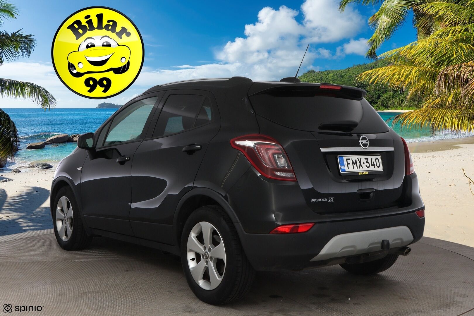 Opel Mokka 2017 X Enjoy 1,4 Turbo 103kW AT6 * Suomiauto / Vetokoukku / Vakkari / LED / Lohko+sisäpistoke / P-tutkat! - Metalliväri / Särmä huoltohistoria / 2x renkaat aluvantein!