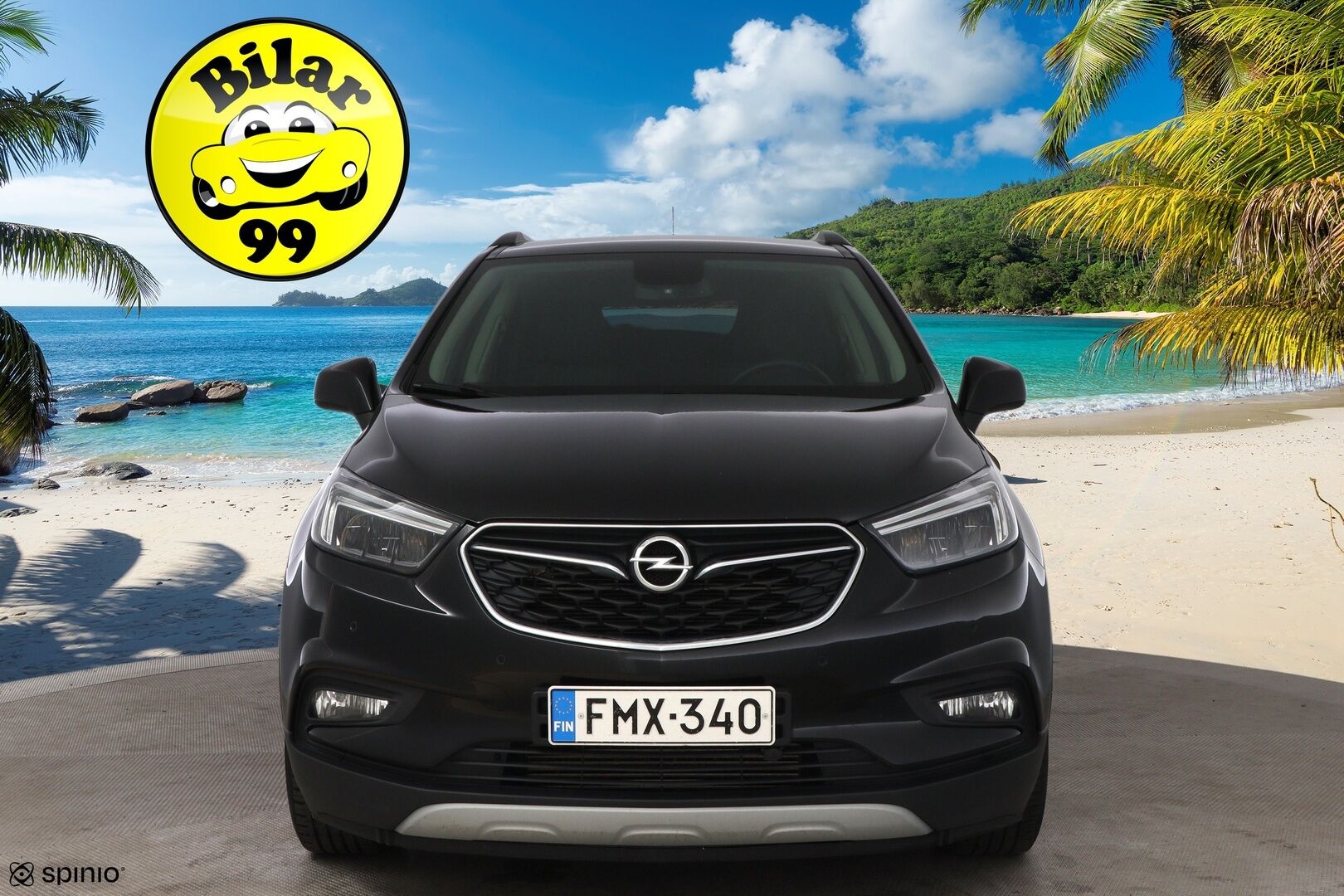 Opel Mokka 2017 X Enjoy 1,4 Turbo 103kW AT6 * Suomiauto / Vetokoukku / Vakkari / LED / Lohko+sisäpistoke / P-tutkat! - Metalliväri / Särmä huoltohistoria / 2x renkaat aluvantein!